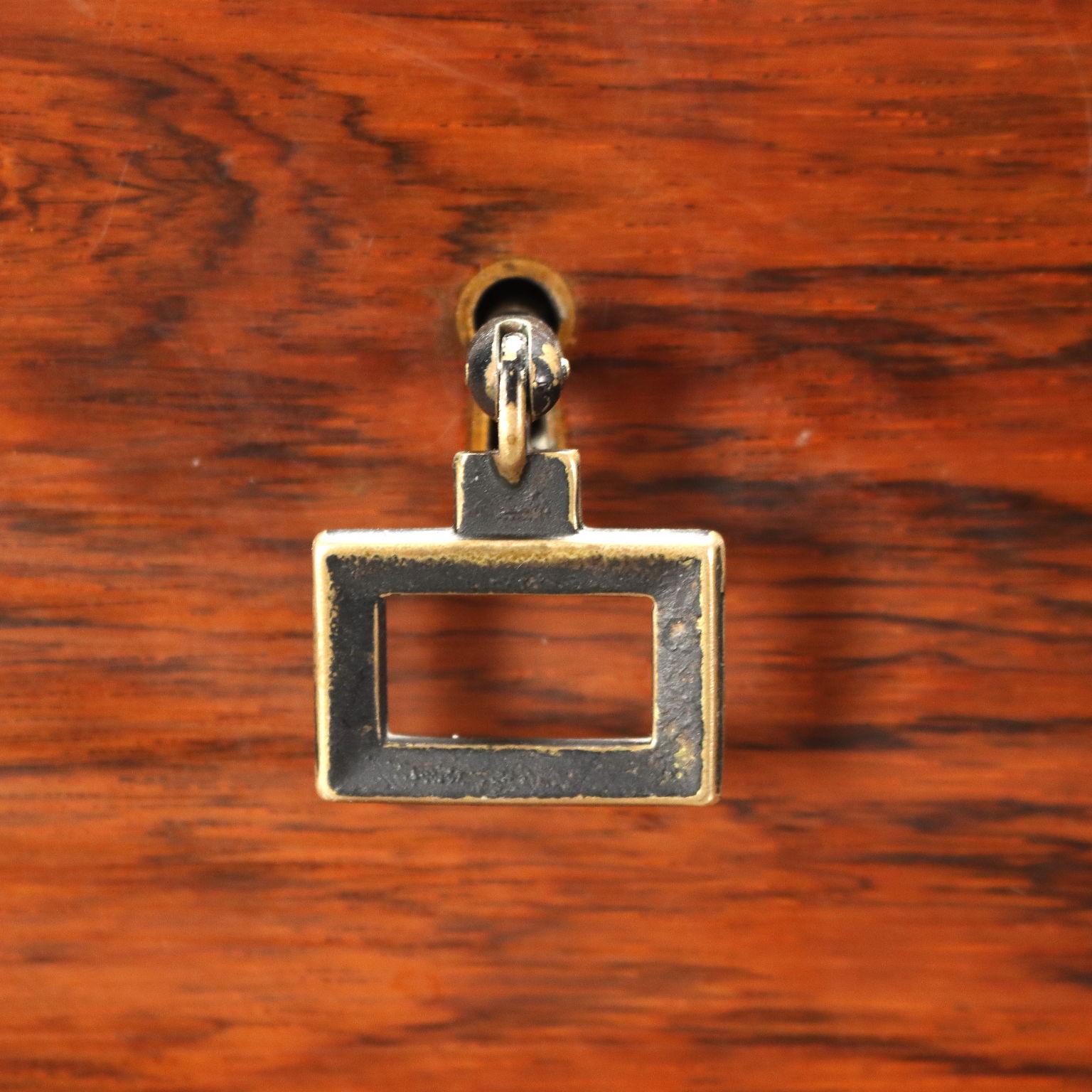 Vintage Highboard Jacaranda Veneer, Italy, 1960s For Sale at 1stDibs