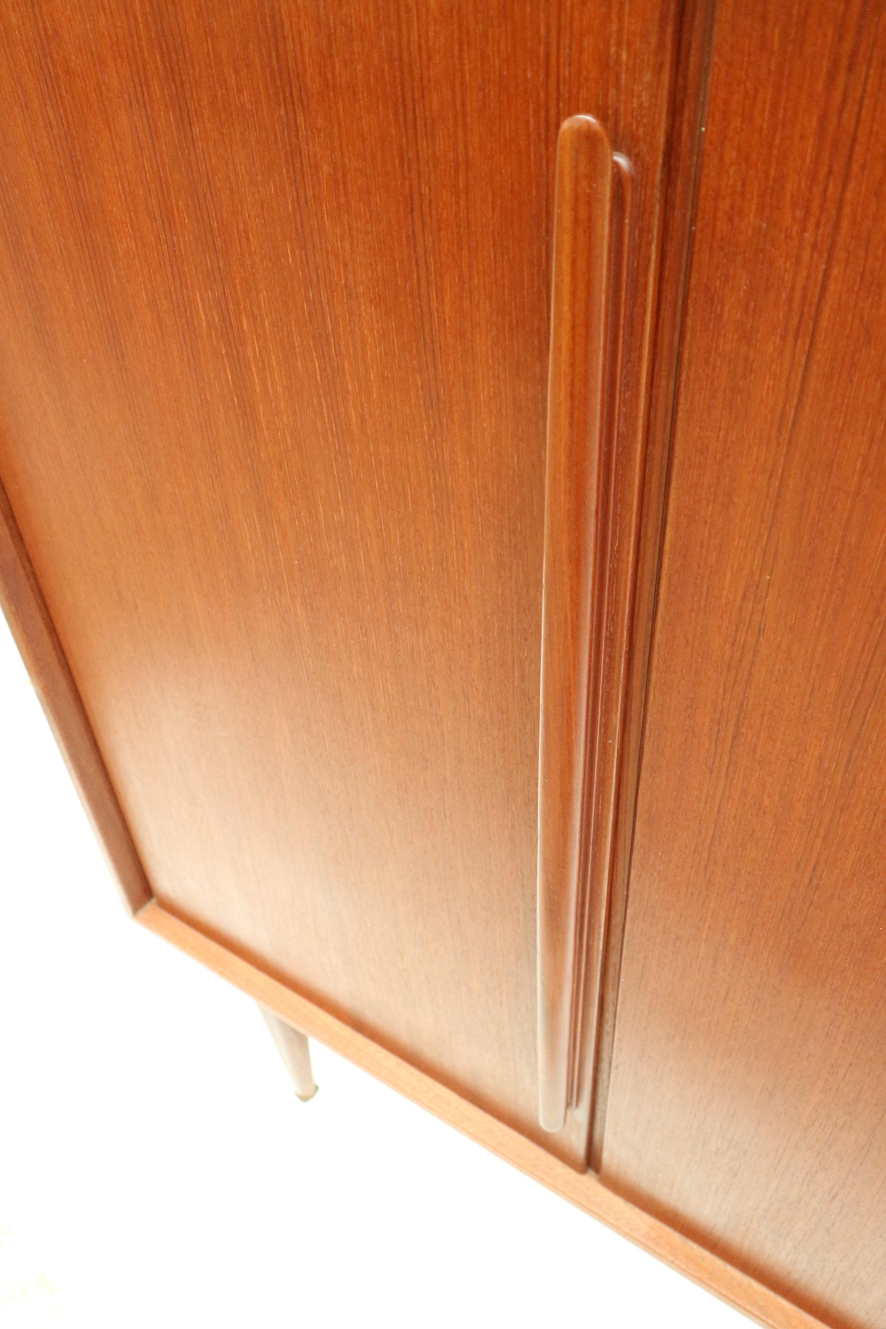 Teak Vintage highboard / sideboard by Heinrich Riestenpatt made in the 60s For Sale