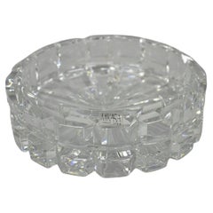 Vintage Highcrest by Mikasa Large 7" Leaded Crystal Glass Ashtray Cube Pattern Vintage Highcrest by Mikasa Large 7" Leaded Crystal Glass Ashtray Cube Pattern
