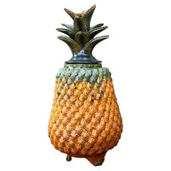 Vintage Hilario Alejo Madrigal Terracotta Pineapple Jar