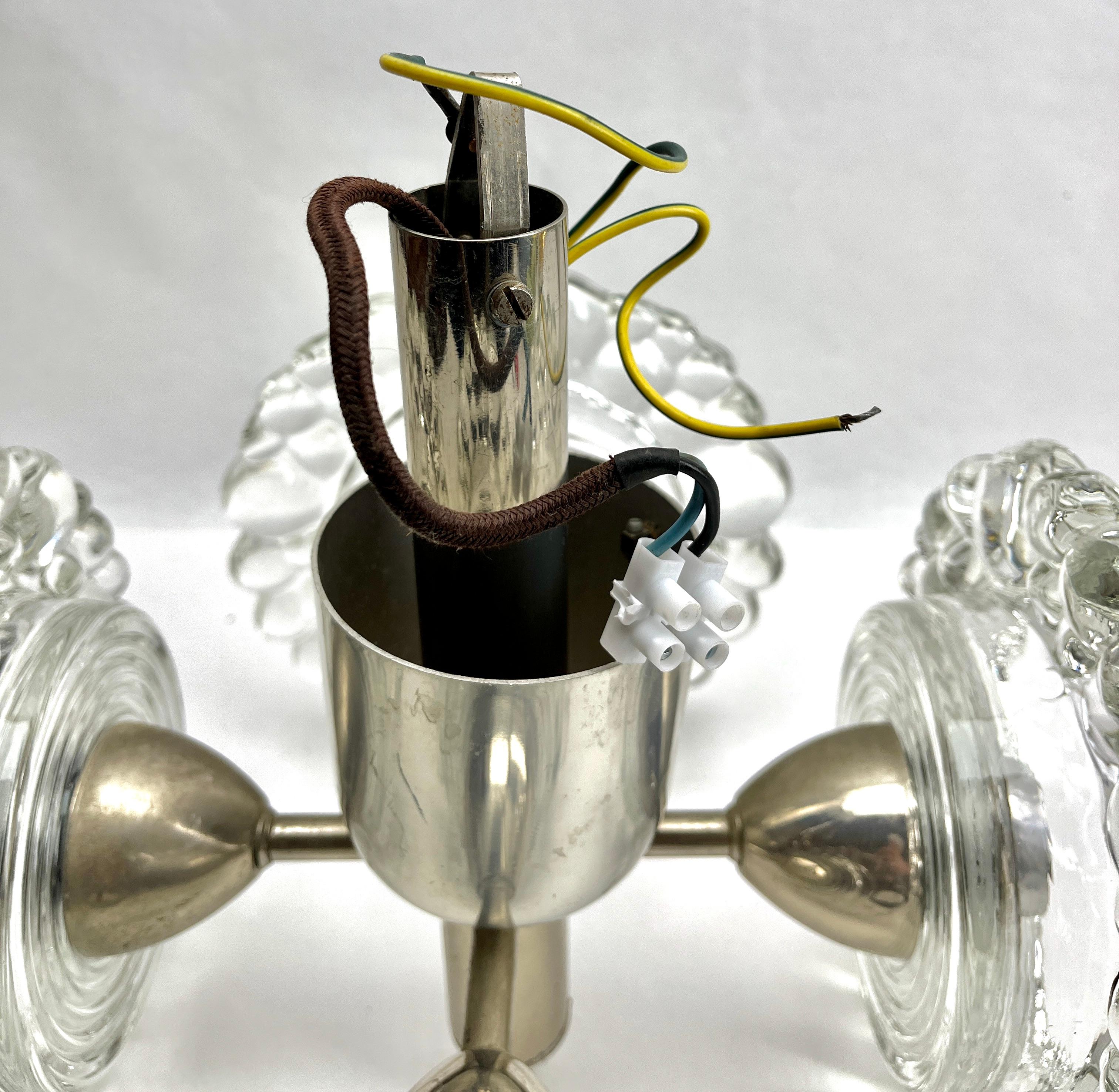 Hillebrand Allemagne, lampe pendante, années 1960 en vente 3