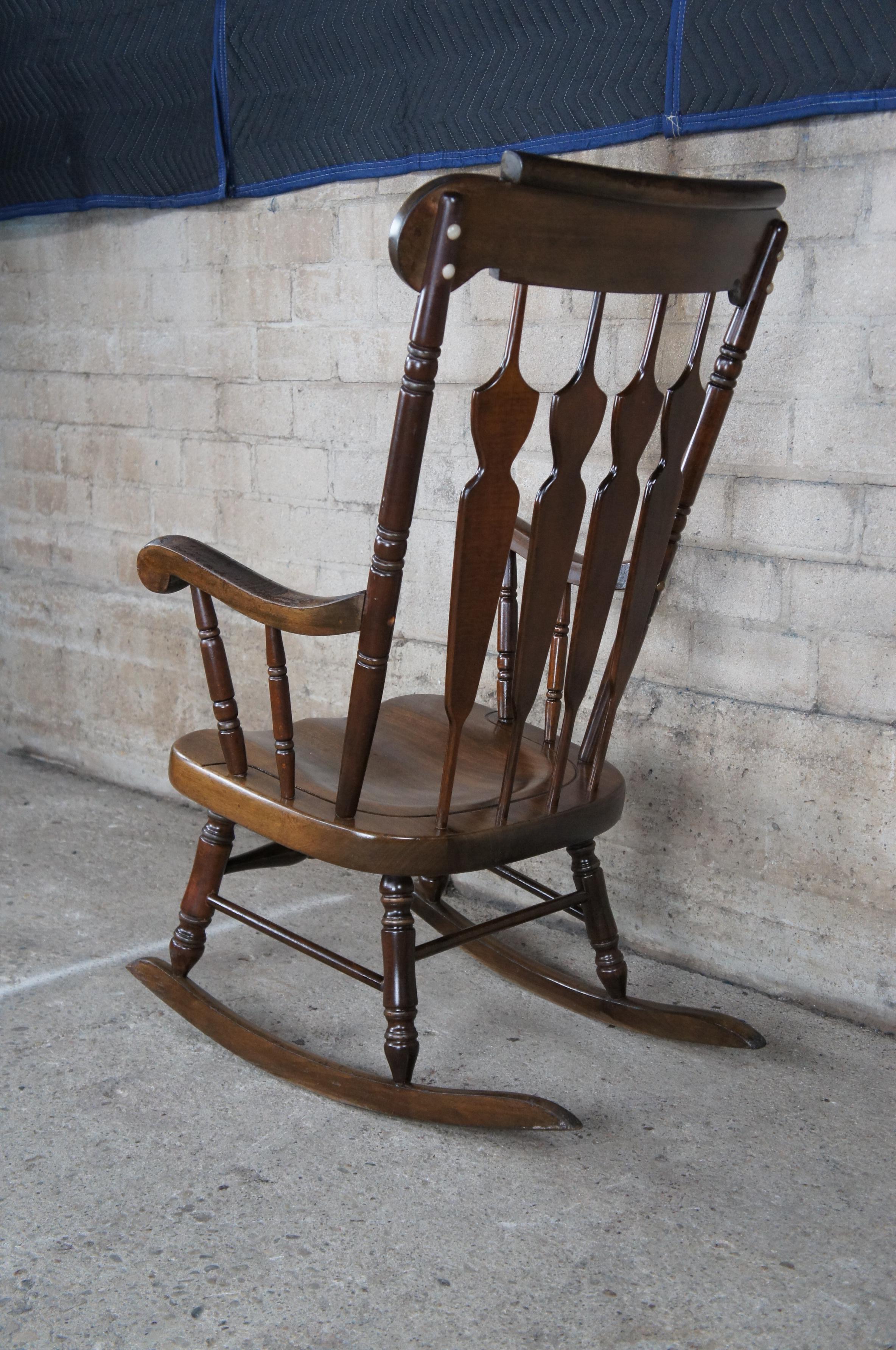 vintage maple rocking chair