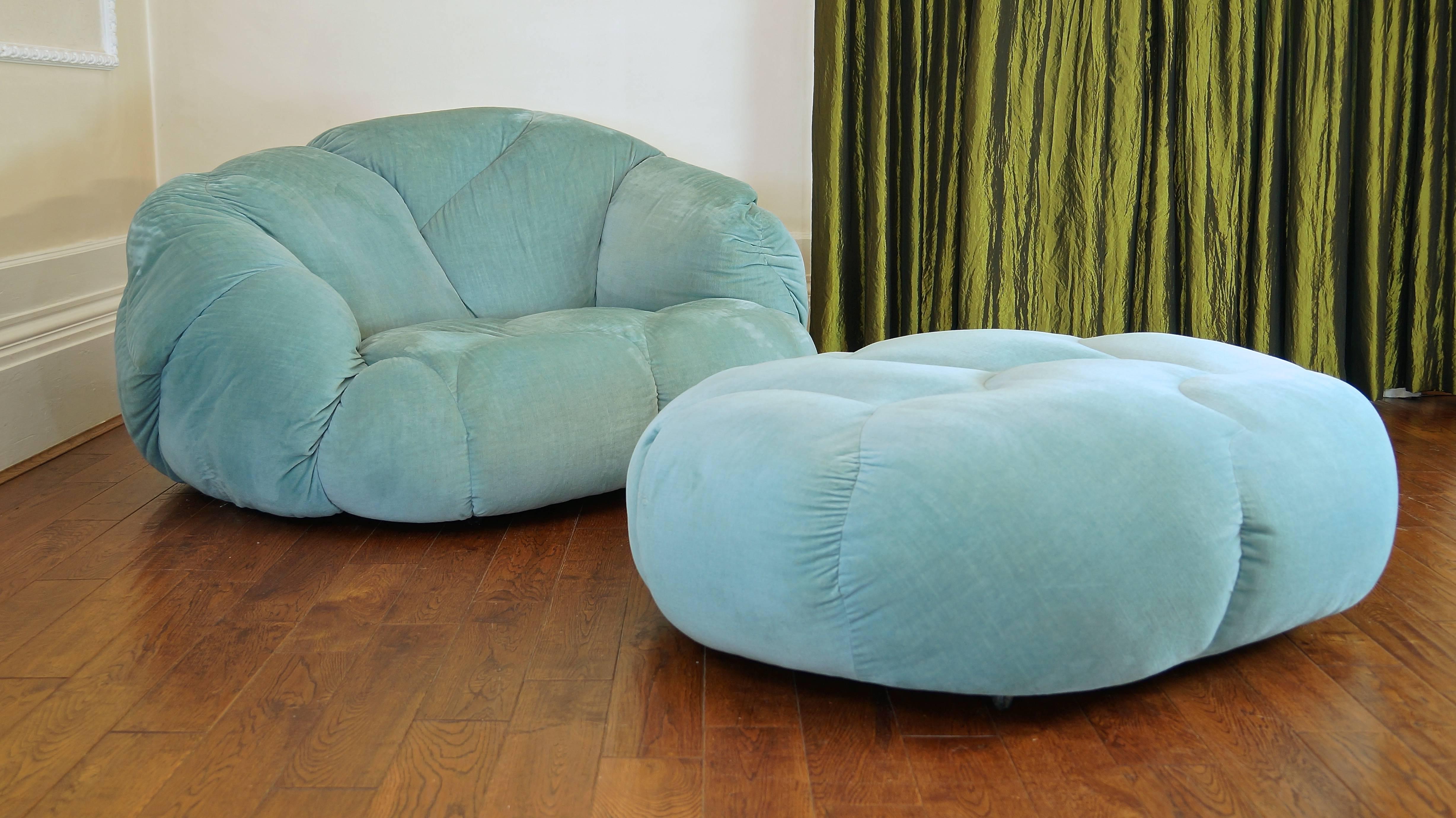 Vintage HK Cloud Sofa Suite, Howard Keith, 1970s, Chaise Longue, Couch, Armchair For Sale 6