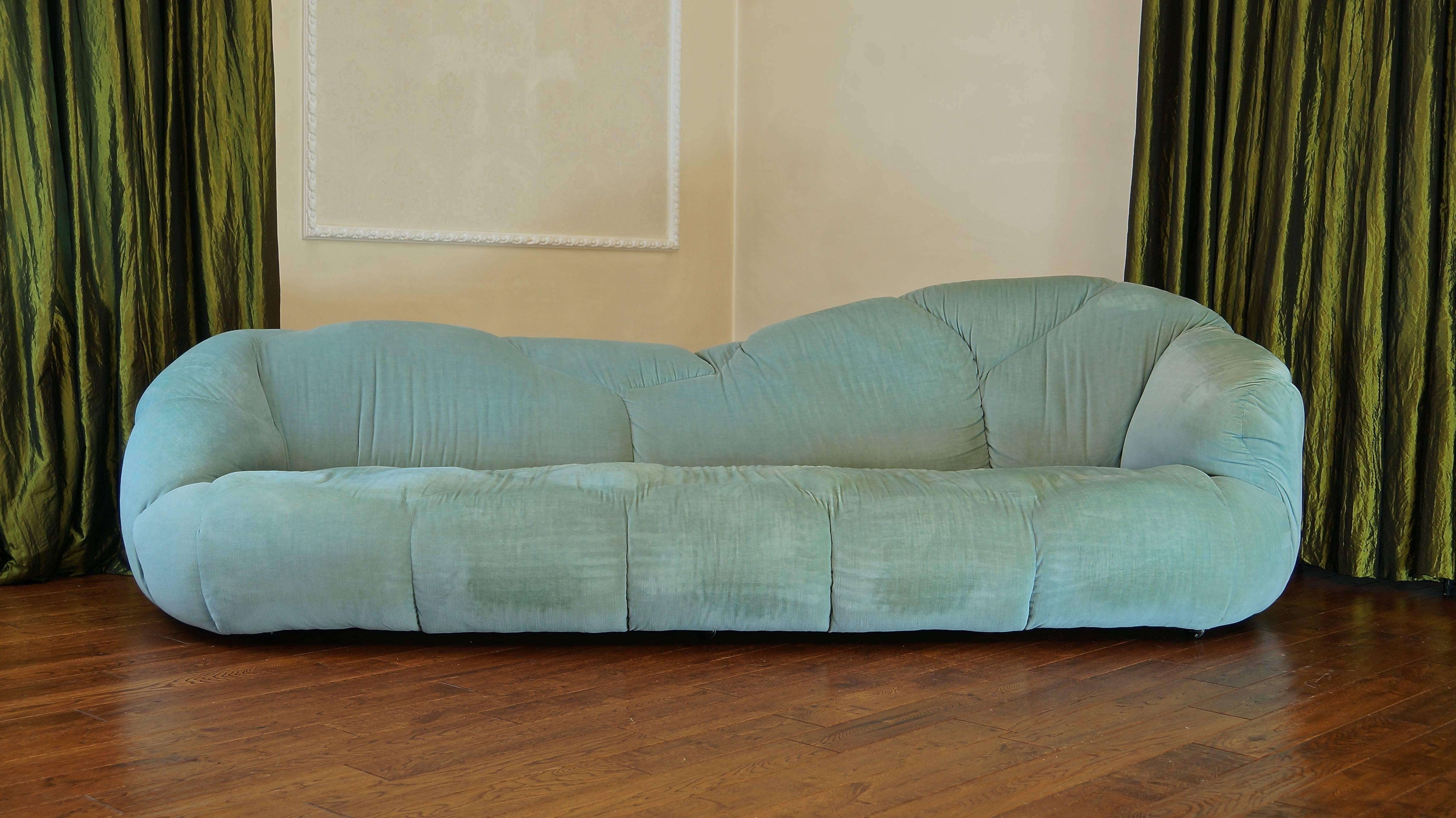 British Vintage HK Cloud Sofa Suite, Howard Keith, 1970s, Chaise Longue, Couch, Armchair