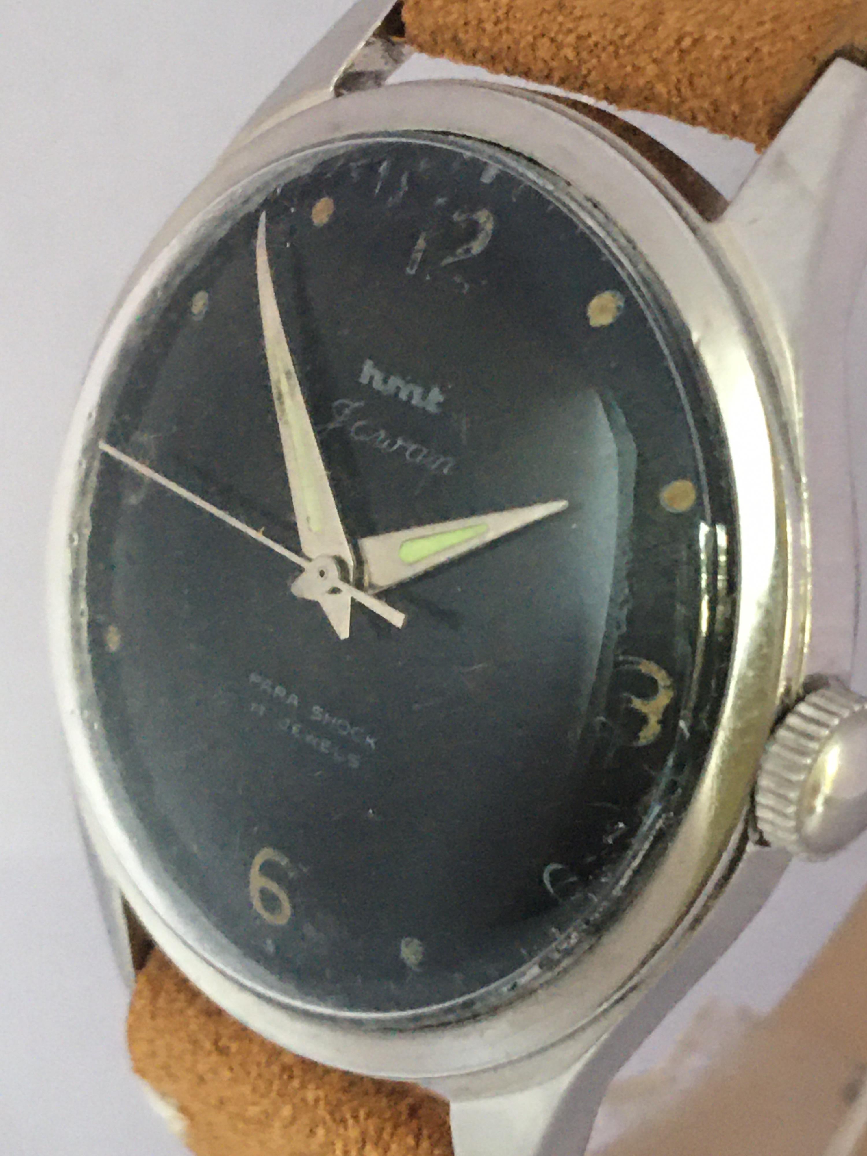 Vintage hmt Jawan Mechanical Military Watch 7