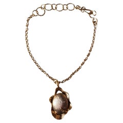 Vintage Hobe Collier à pendentifs sculpturaux en or