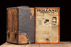 Vintage Holland Furnace Co. Salesman Demonstrator with Instruction Sign