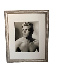 Vintage Hollywood Orig Photograph of Buster Crabbe Male Portrait by Richee 1930s
