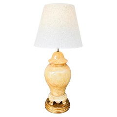 Vintage Hollywood Regency Alabaster Table Lamp