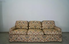 Vintage Hollywood Regency Baker Furniture Brocade Sofa