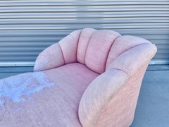 Fauteuil de salon vintage Hollywood Regency