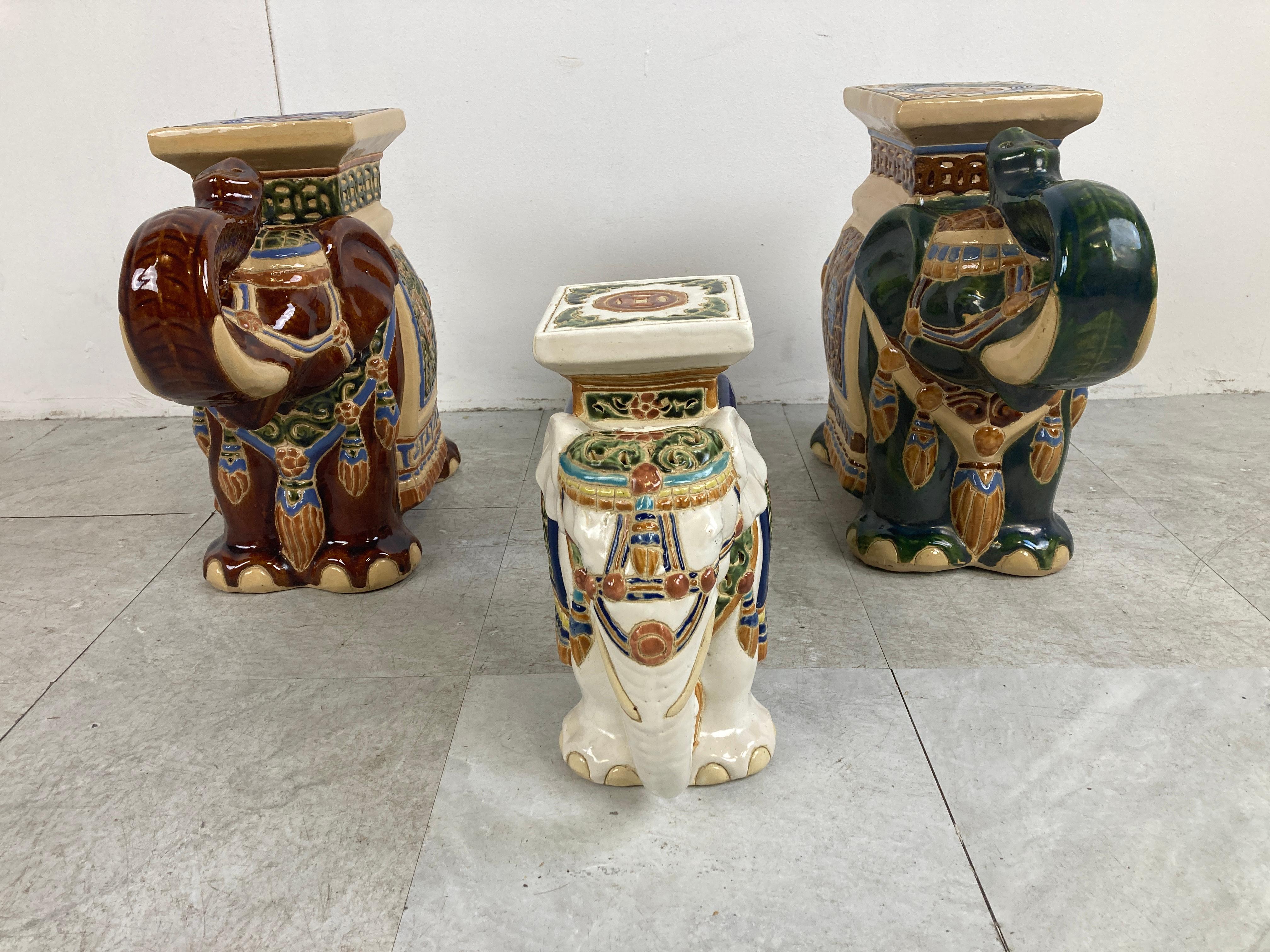 elephant en ceramique porte plante prix