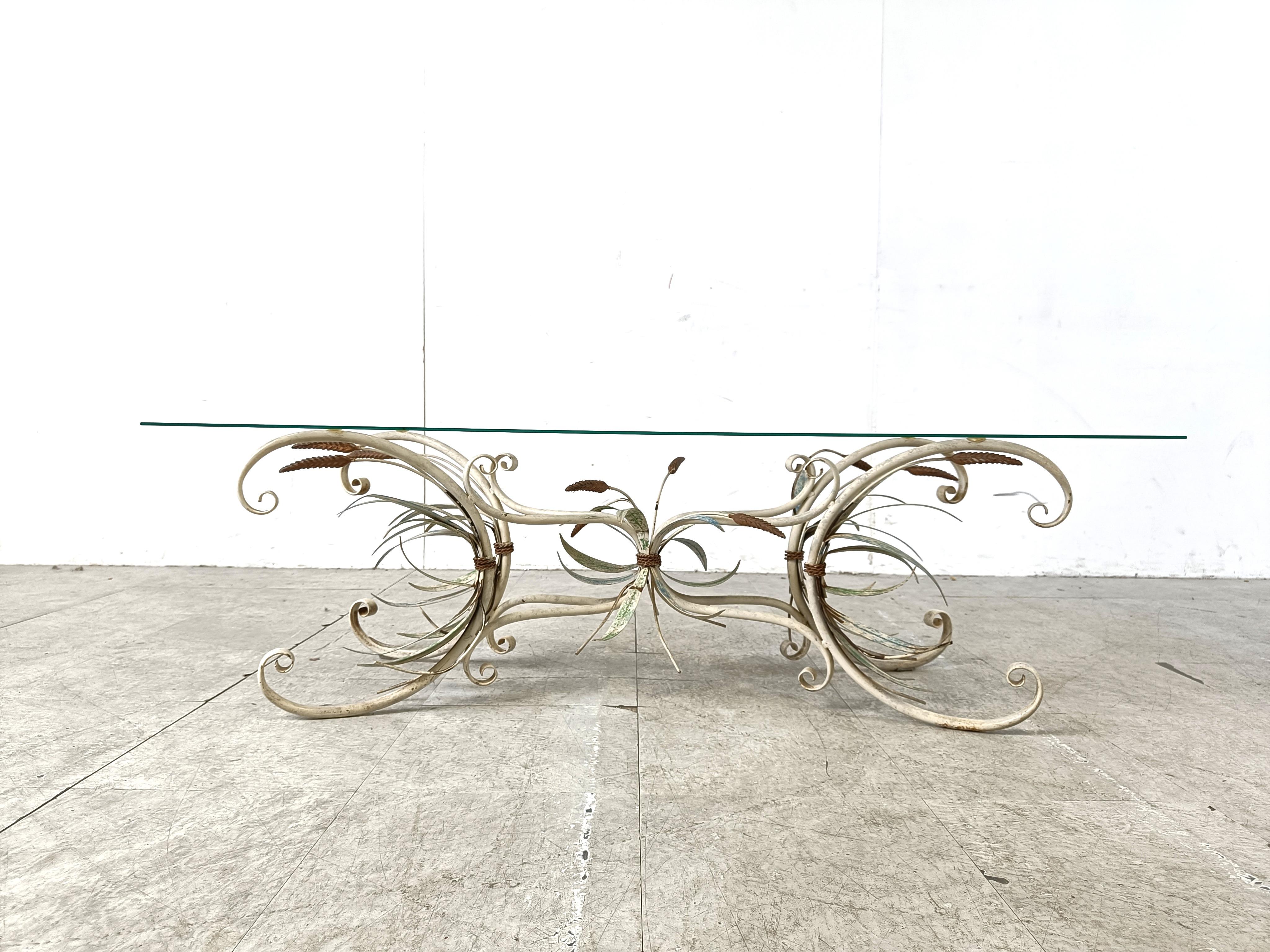 Table basse Hollywood Regency des années 1970 en vente 2