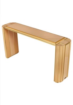 Vintage Hollywood Regency Console Table by Alain Delon for Maison Jansen, 1970s