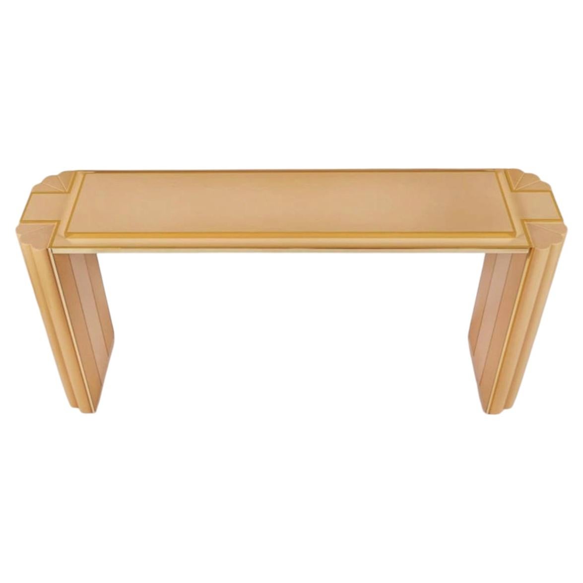 Vintage Hollywood Regency Console Table by Alain Delon for Maison Jansen, 1970s For Sale