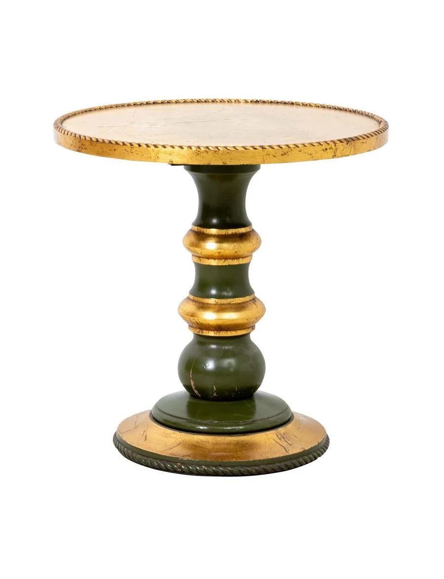 Vintage Hollywood Regency Custom Gilt Table For Sale 2