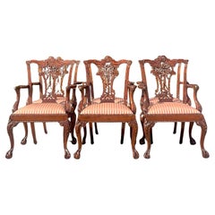 Vintage Hollywood Regency Dining Chairs - Set of six