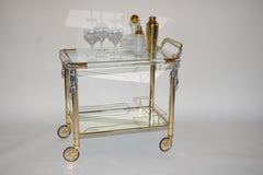 Vintage Hollywood Regency Drinks Trolley