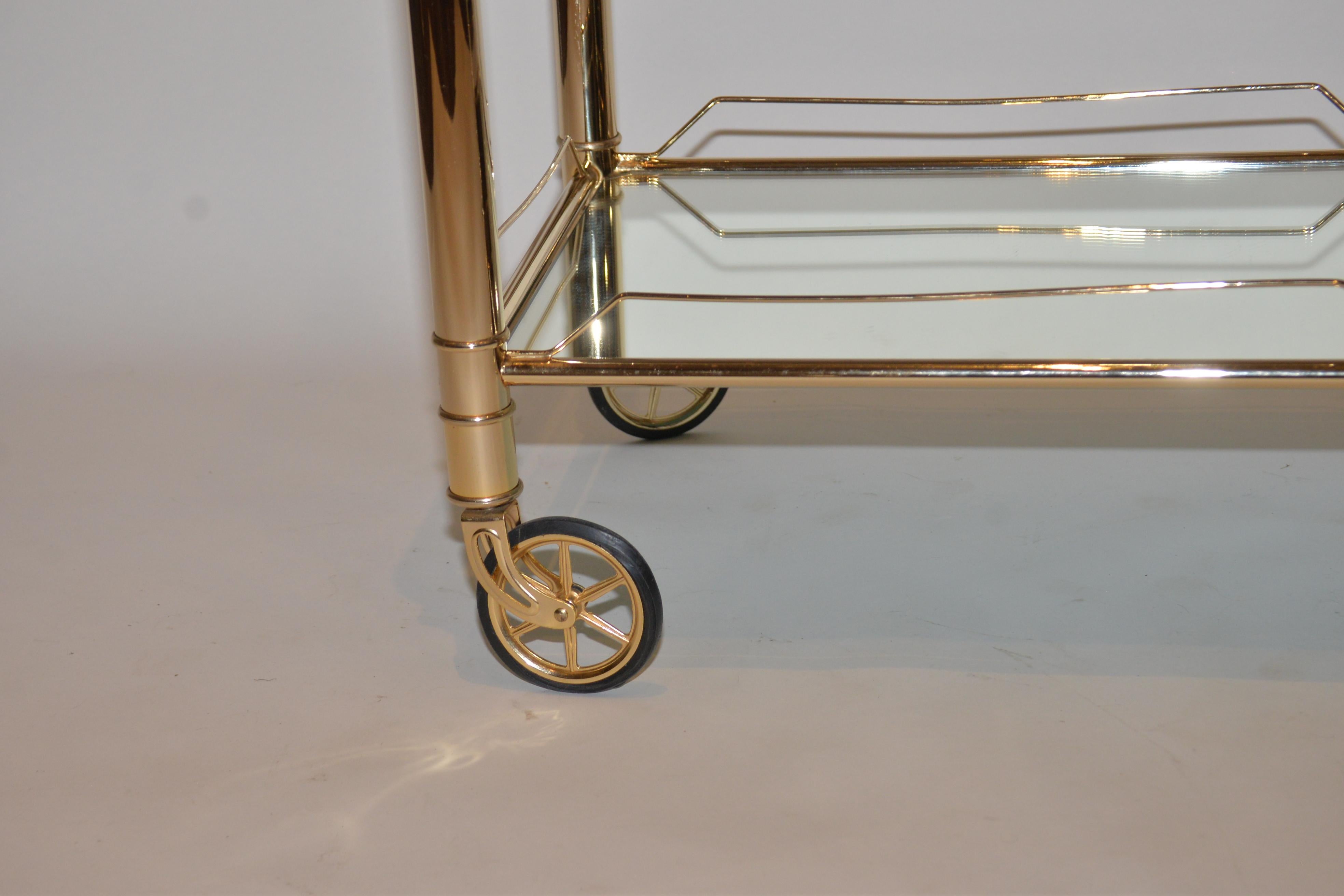 20th Century Vintage Hollywood Regency Drinks Trolley