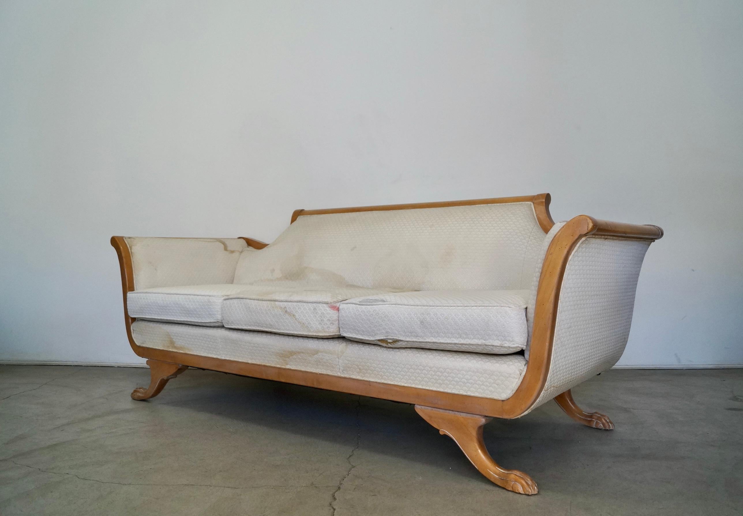 antique duncan phyfe sofa