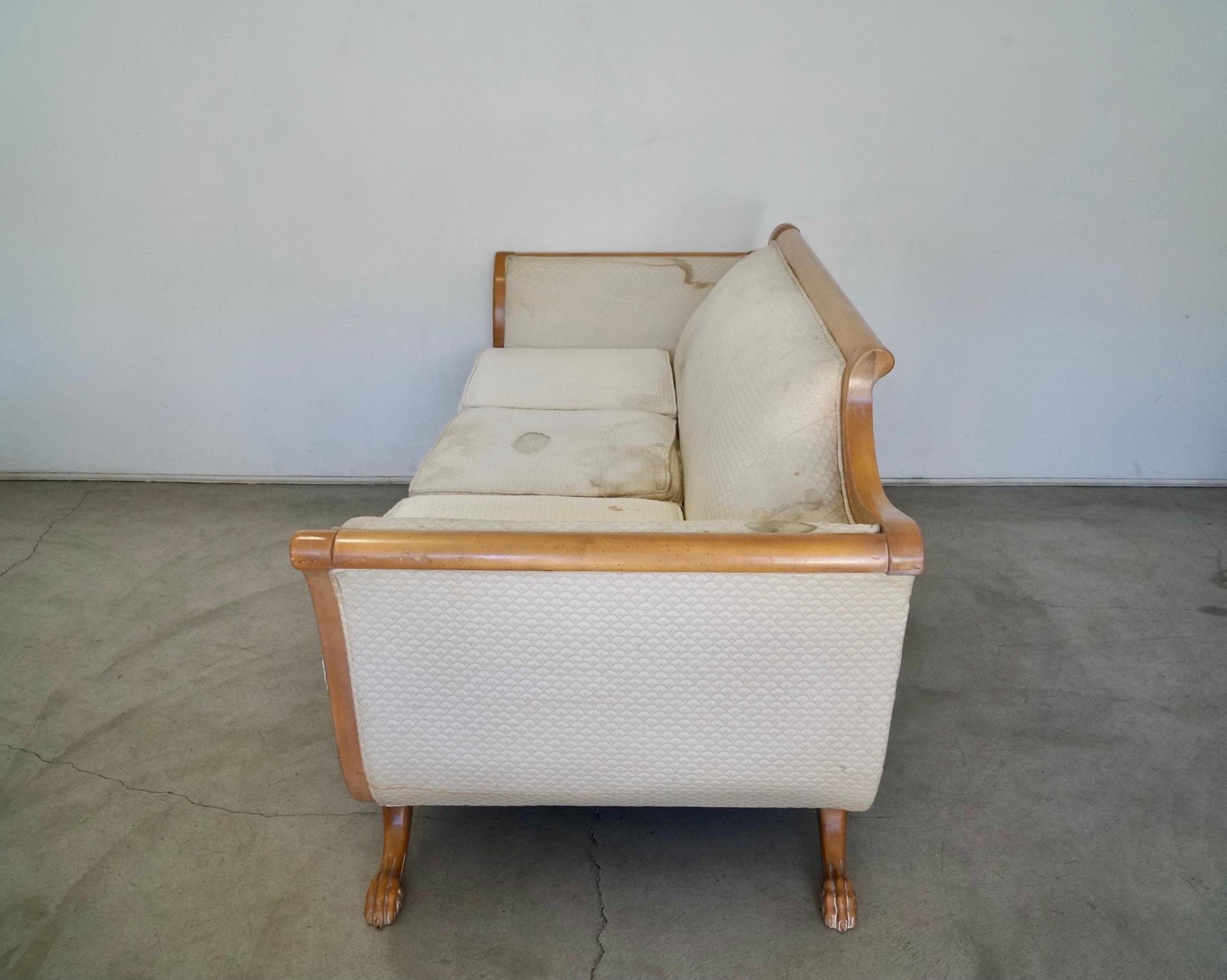 antique sofa duncan phyfe