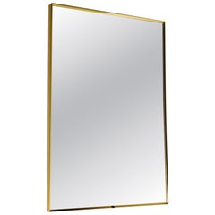 Vintage Hollywood Regency Elegant Brass Framed Mirror