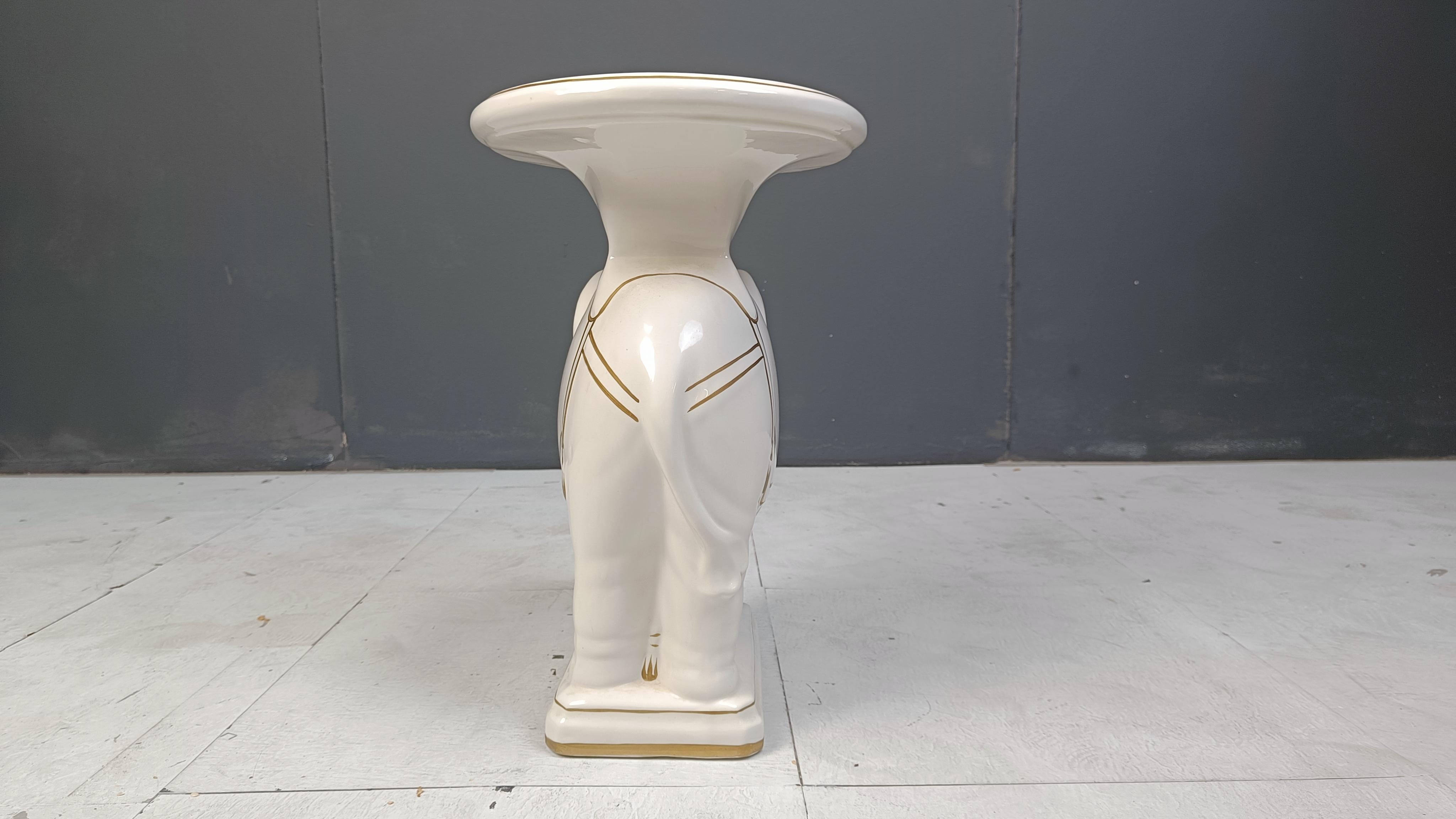 Stand de plantes pour éléphant Vintage Hollywood Regency - 1960s en vente 6