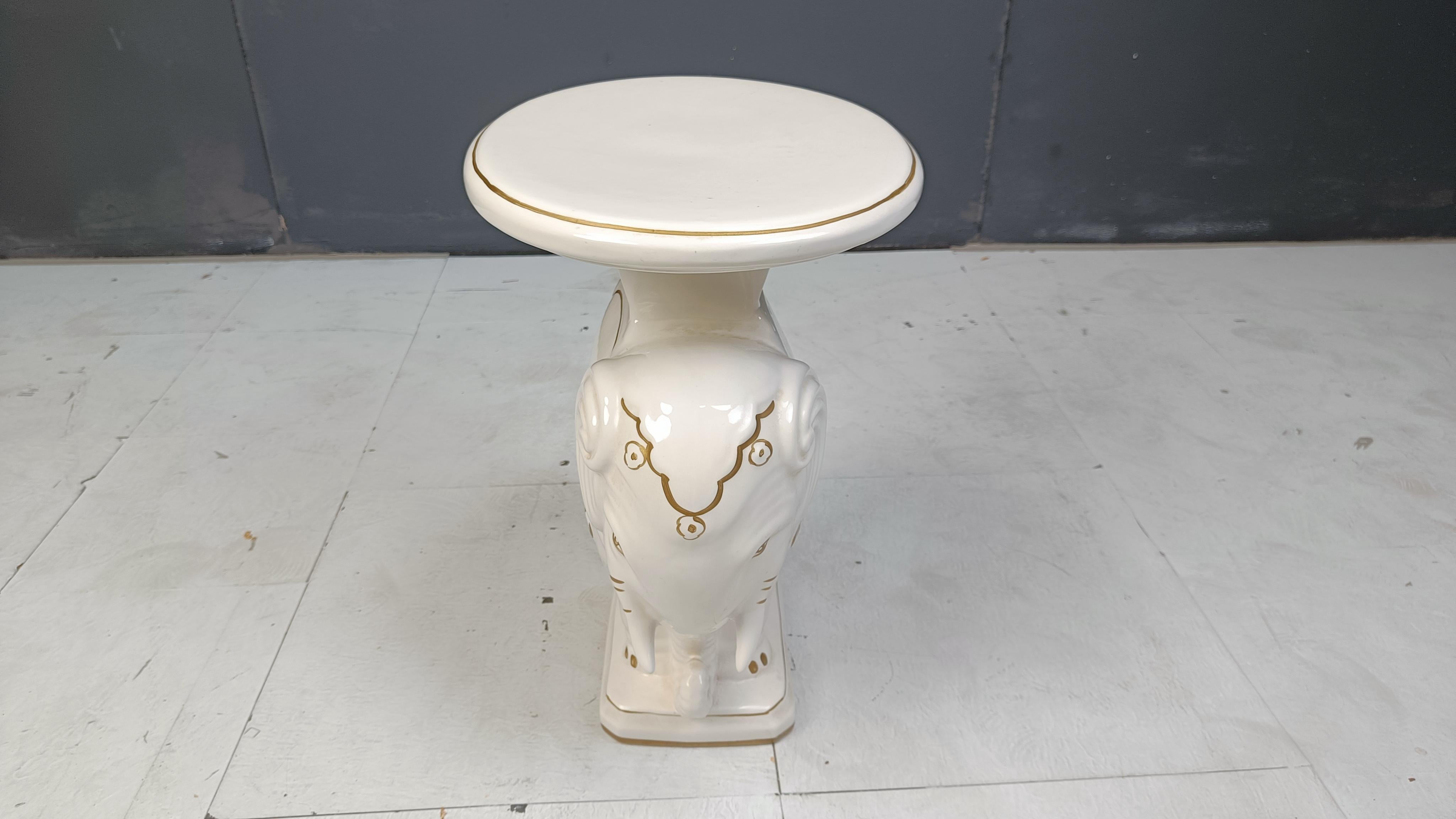 Stand de plantes pour éléphant Vintage Hollywood Regency - 1960s en vente 1