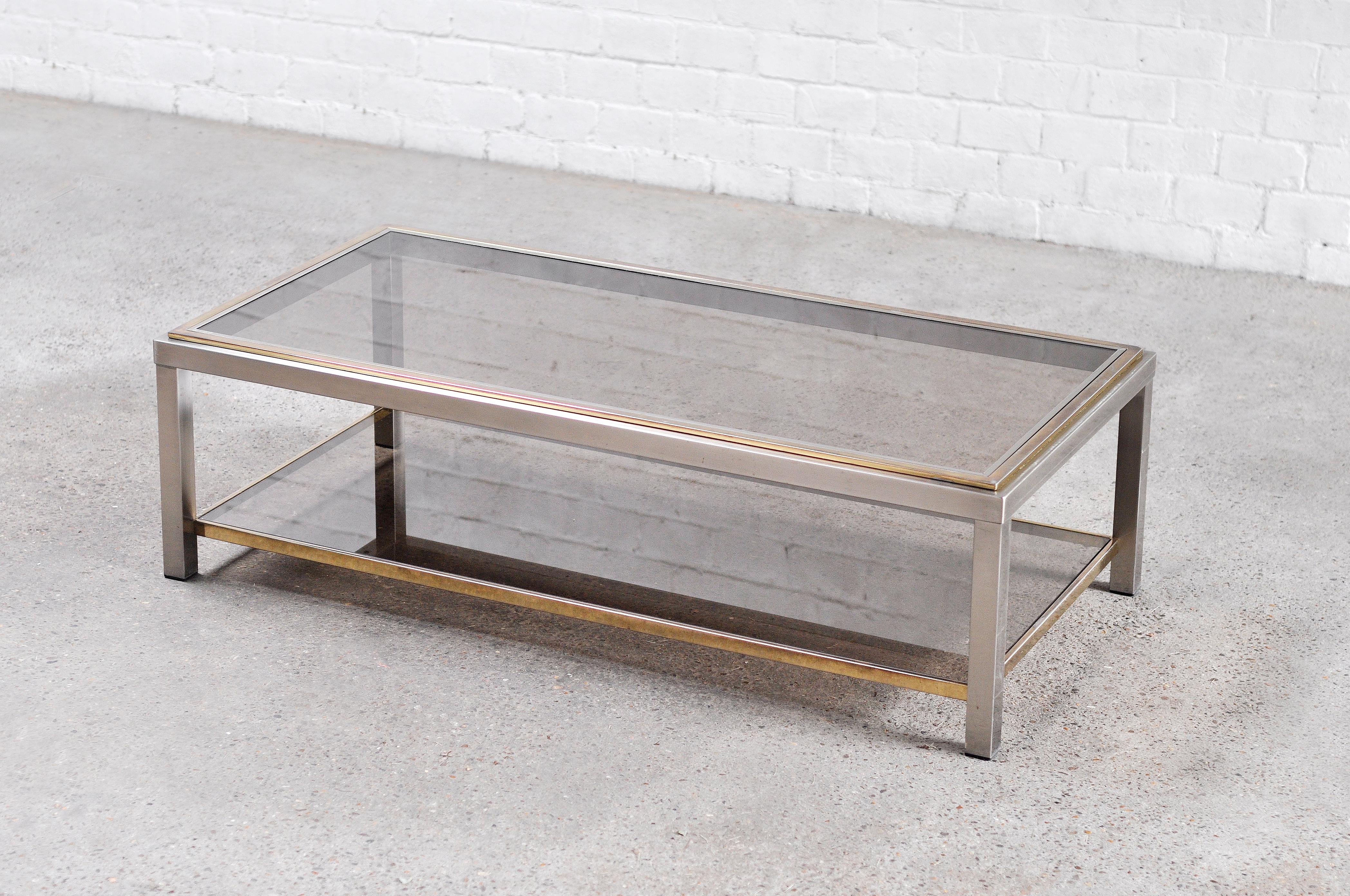 Late 20th Century Vintage Hollywood Regency 'Flaminia' Coffee Table In The Style Of Willy Rizzo