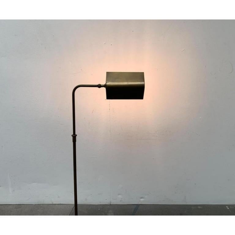 Lampada da terra vintage Hollywood Regency in ottone tedesco di Florian Schulz In condizioni buone in vendita a Hamburg, DE