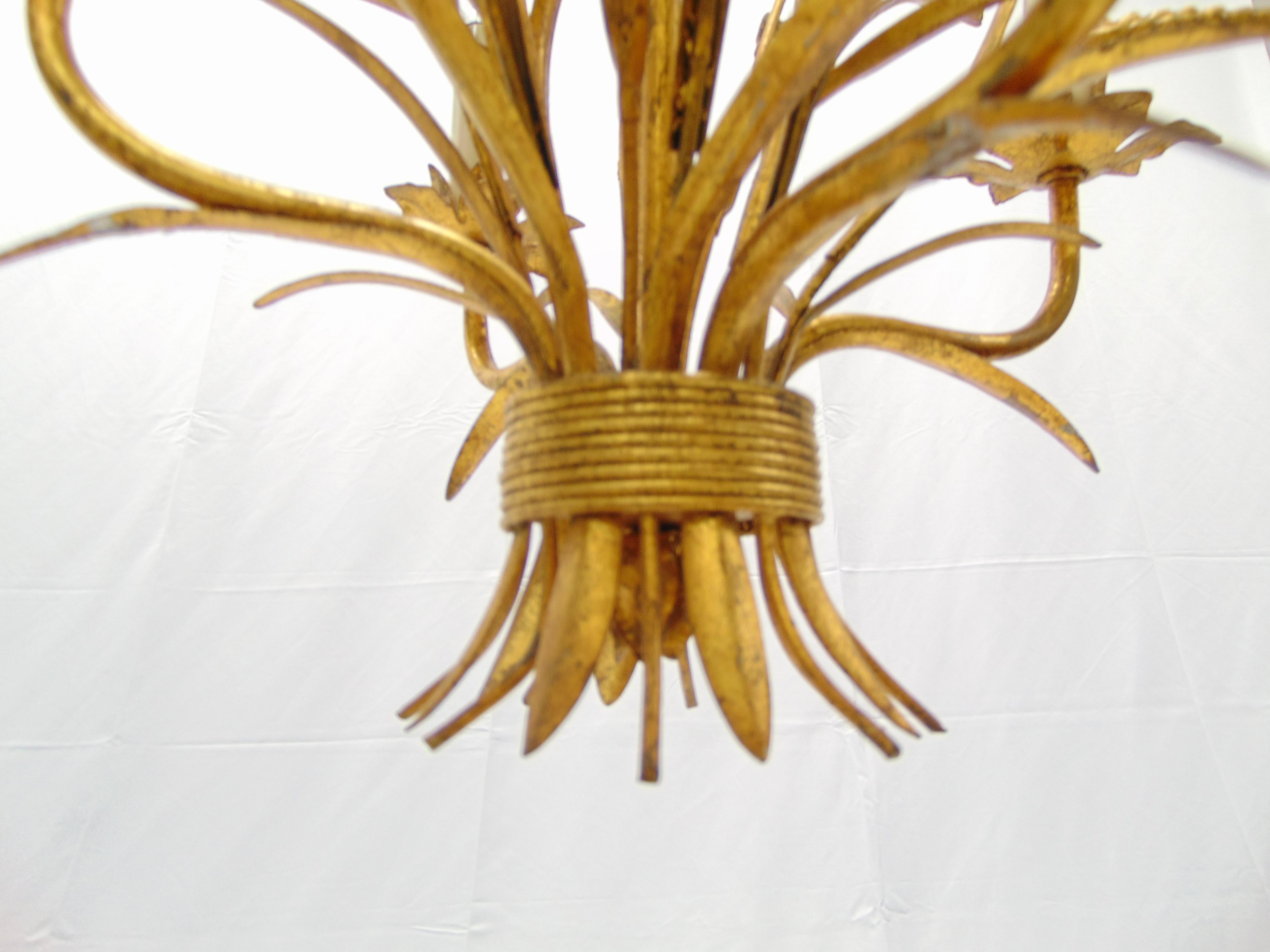 wheat chandelier