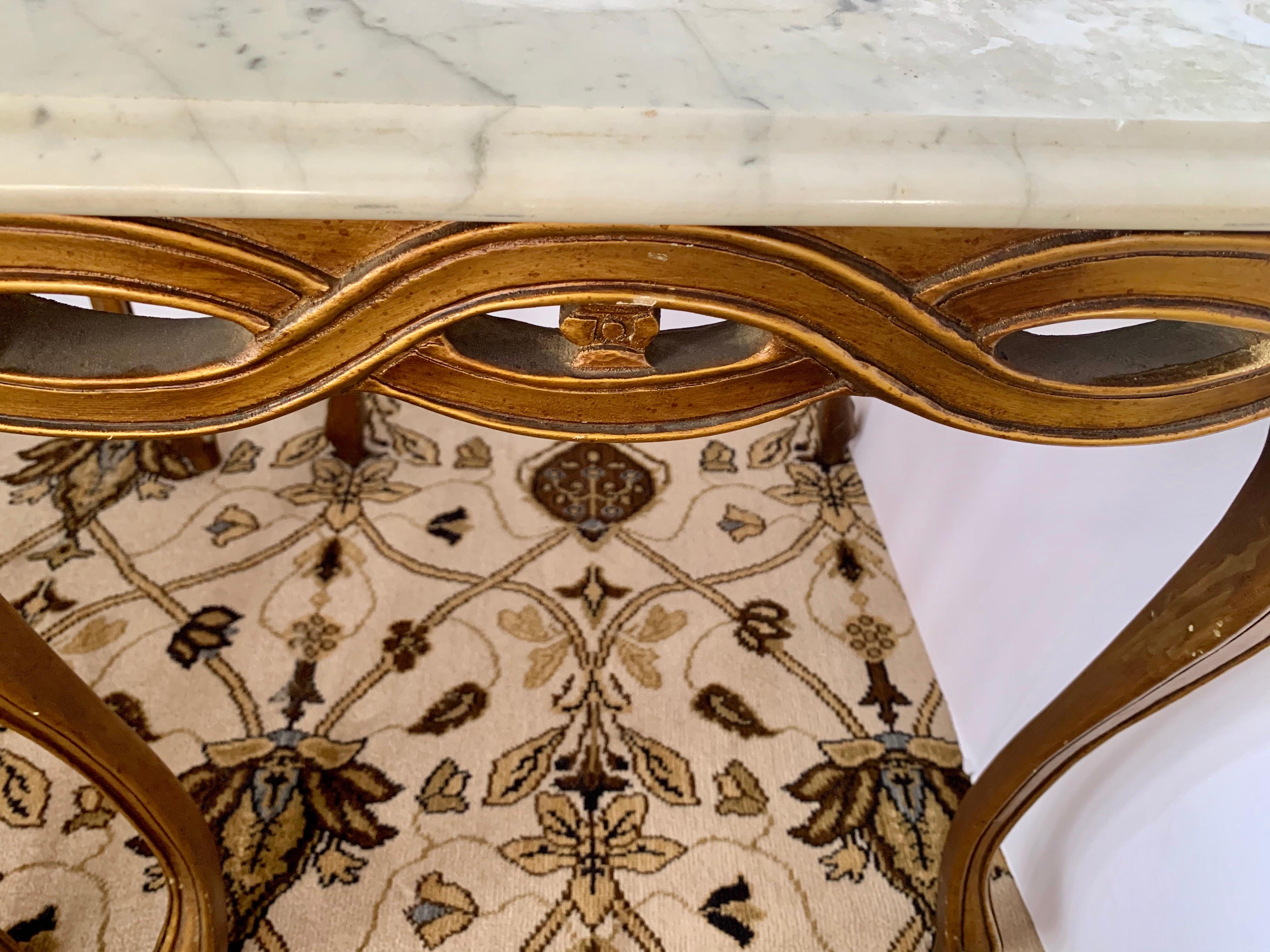 antique end tables with marble tops
