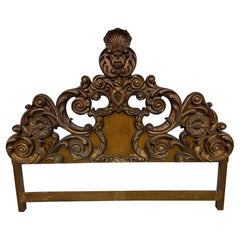 Vintage Hollywood Regency King Size Headboard