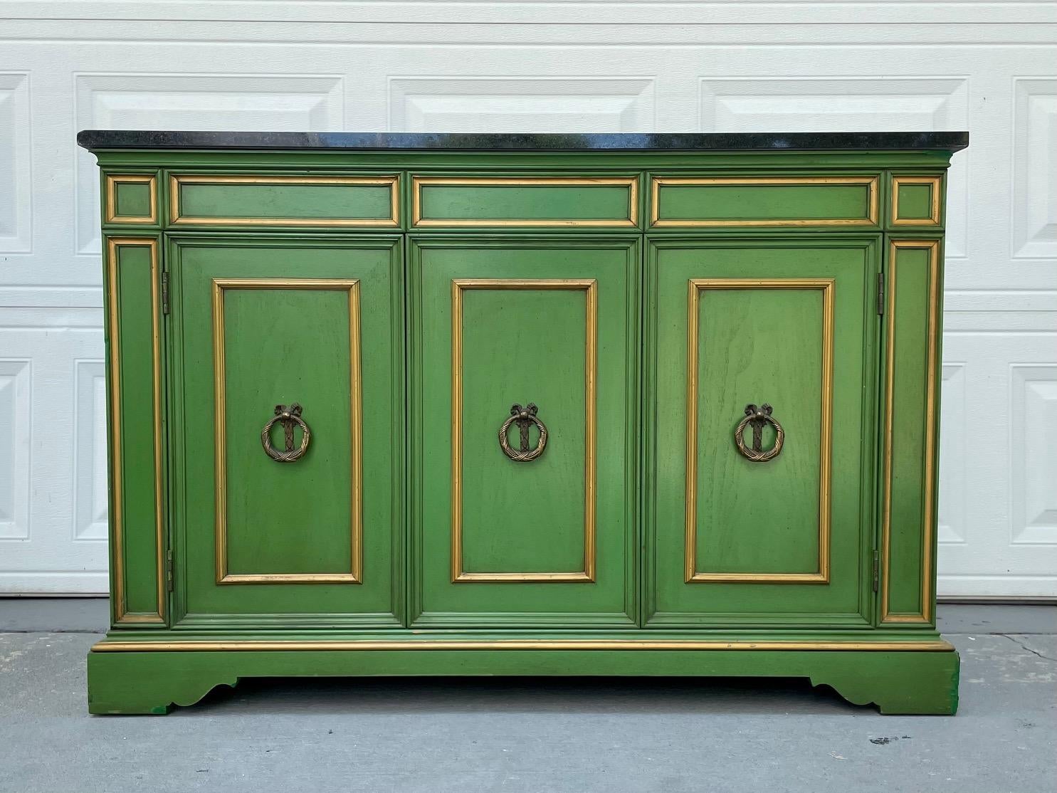 emerald green sideboard
