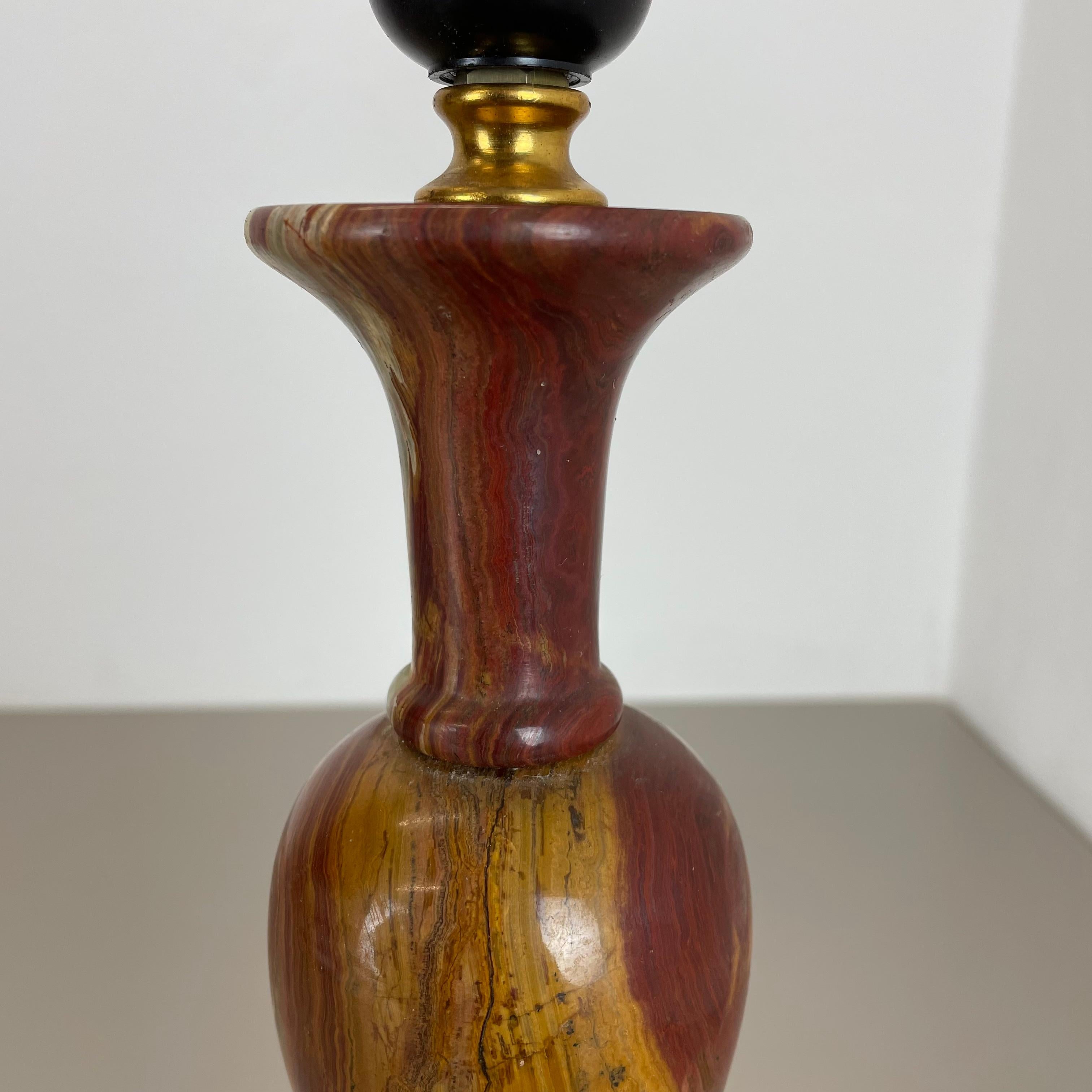 Vintage-Tischleuchte aus Onyxmarmor im Hollywood-Regency-Stil, Italien, 1960er Jahre im Angebot 4