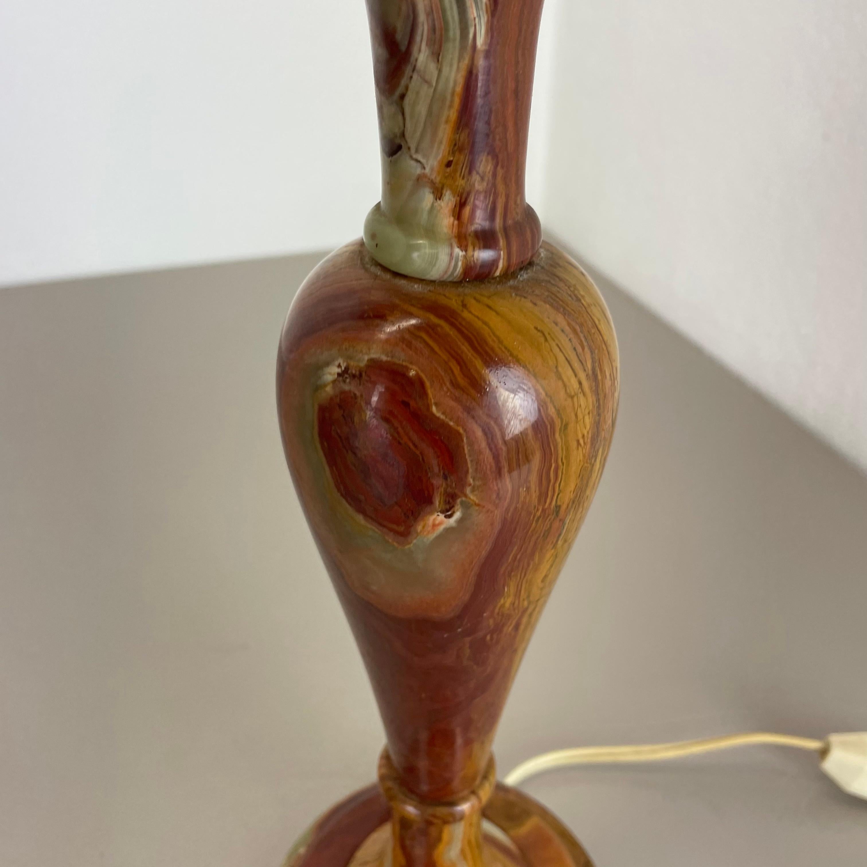 Vintage-Tischleuchte aus Onyxmarmor im Hollywood-Regency-Stil, Italien, 1960er Jahre im Angebot 7