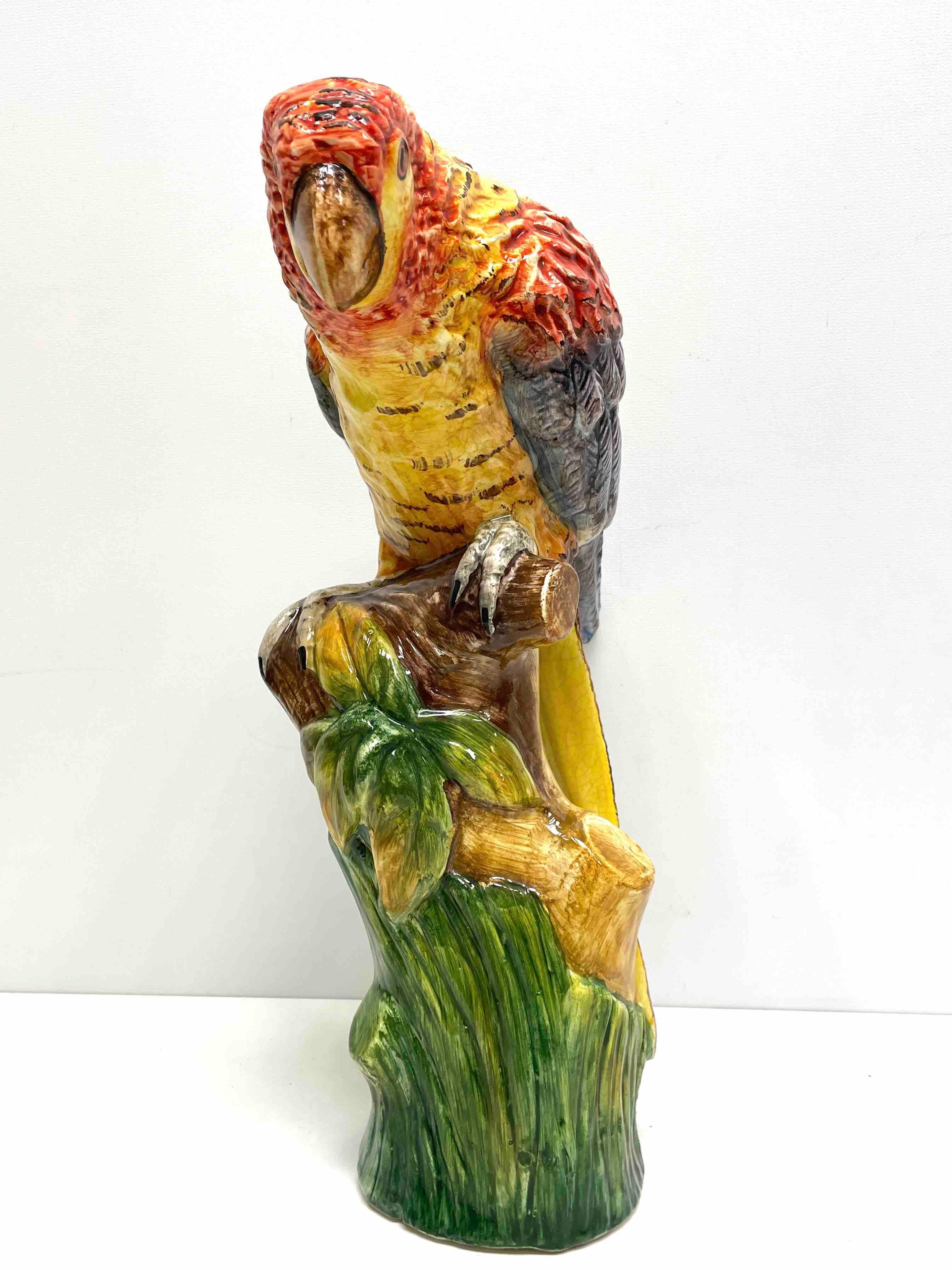 ceramic parrot