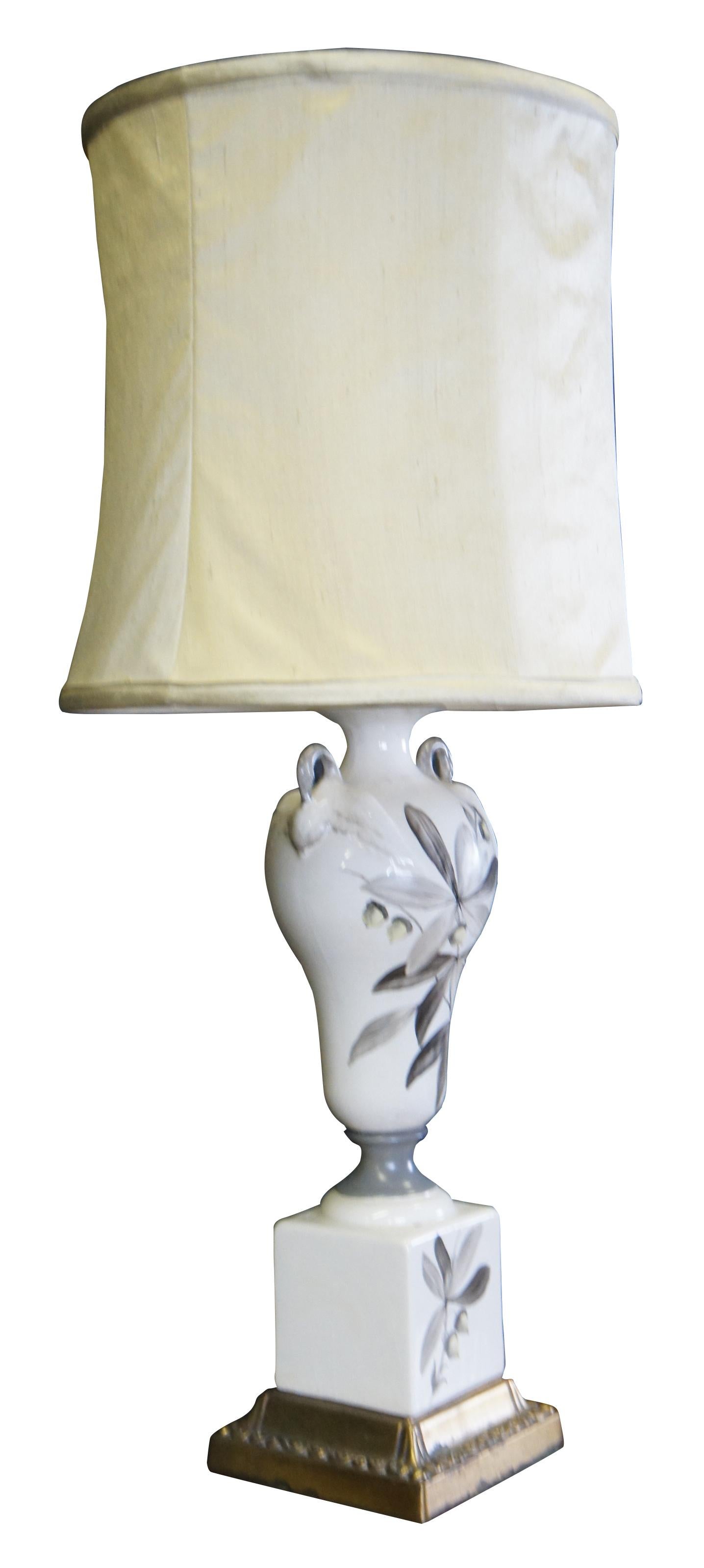 Figural swan lamp.

Measures: 29.5