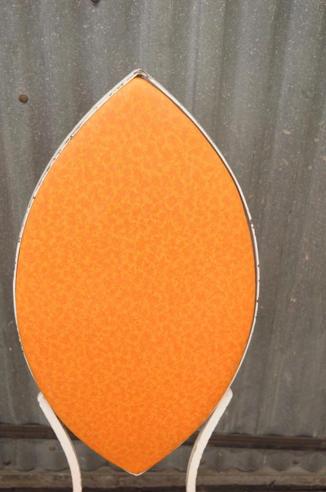 Mid-Century moderno Sedia laterale in ferro battuto vintage Hollywood Regency Salterini (B) in vendita