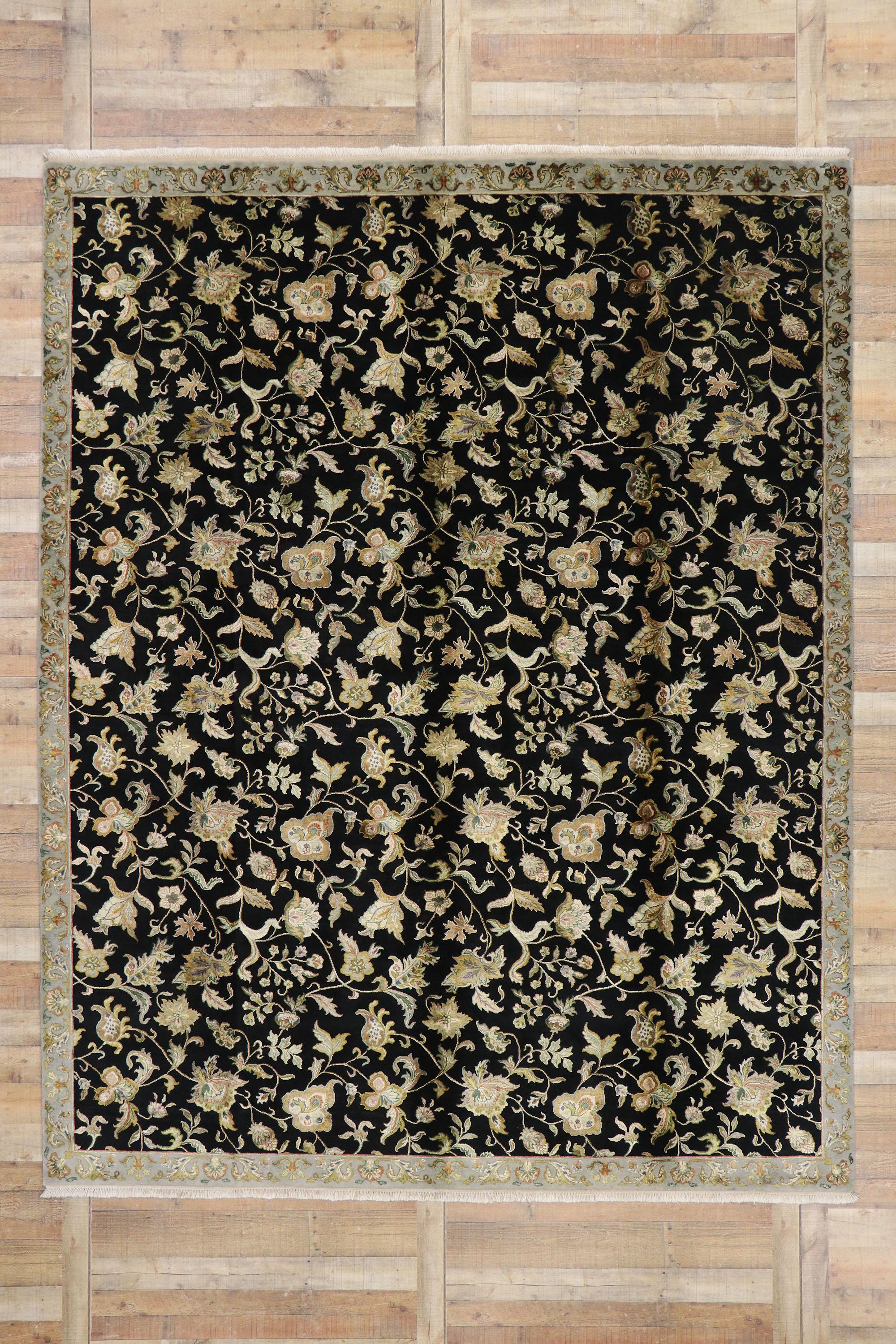 20th Century Vintage Hollywood Regency Style Area Rug For Sale