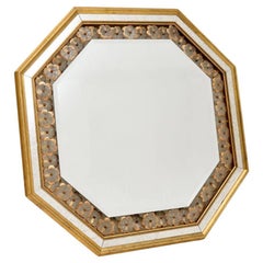 Specchio retroilluminato vintage in stile Hollywood Regency di Schoninger