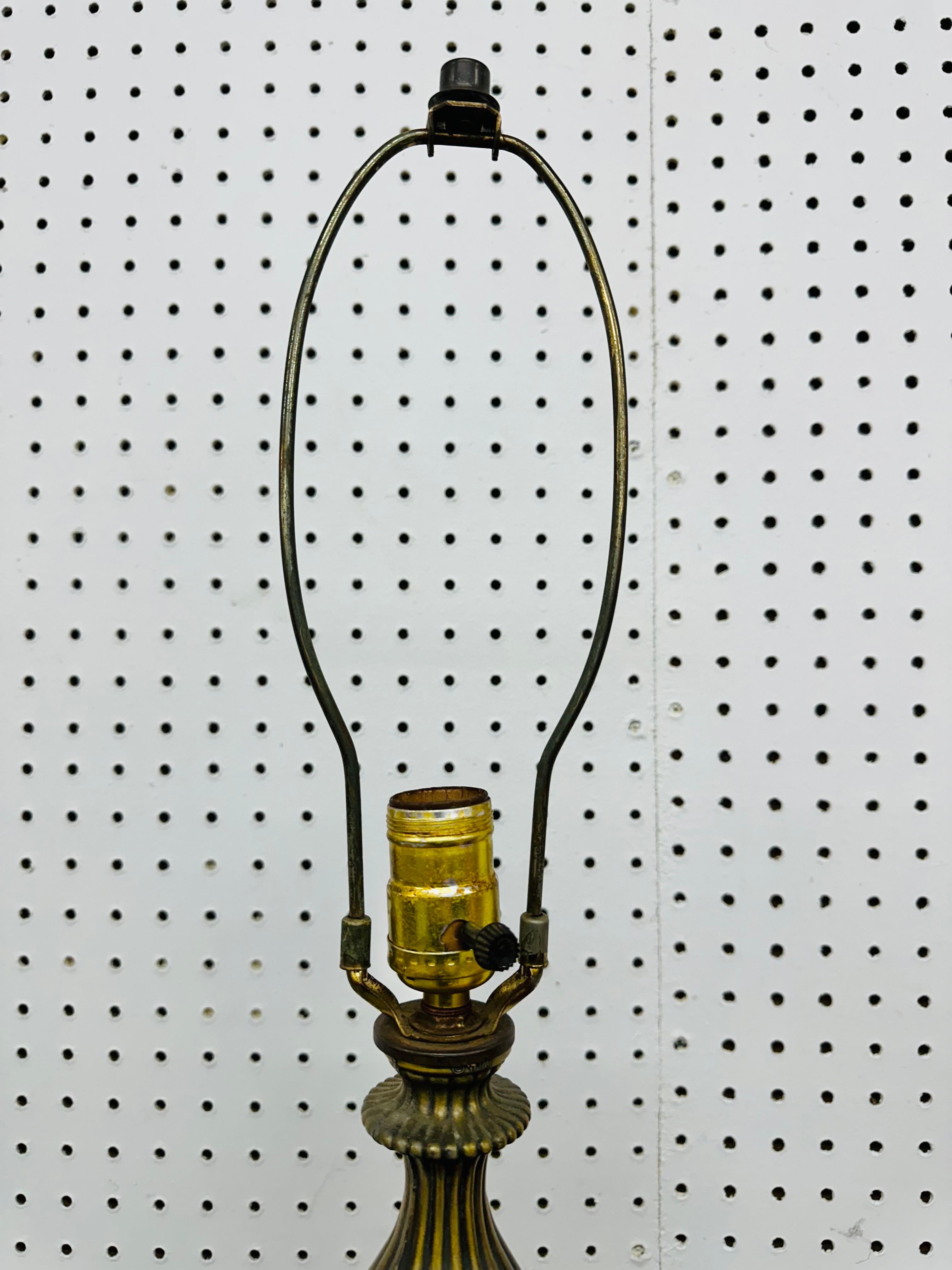 Vintage Hollywood Regency Style Ruby Red Glass Table Lamps - Set of 2 For Sale 2
