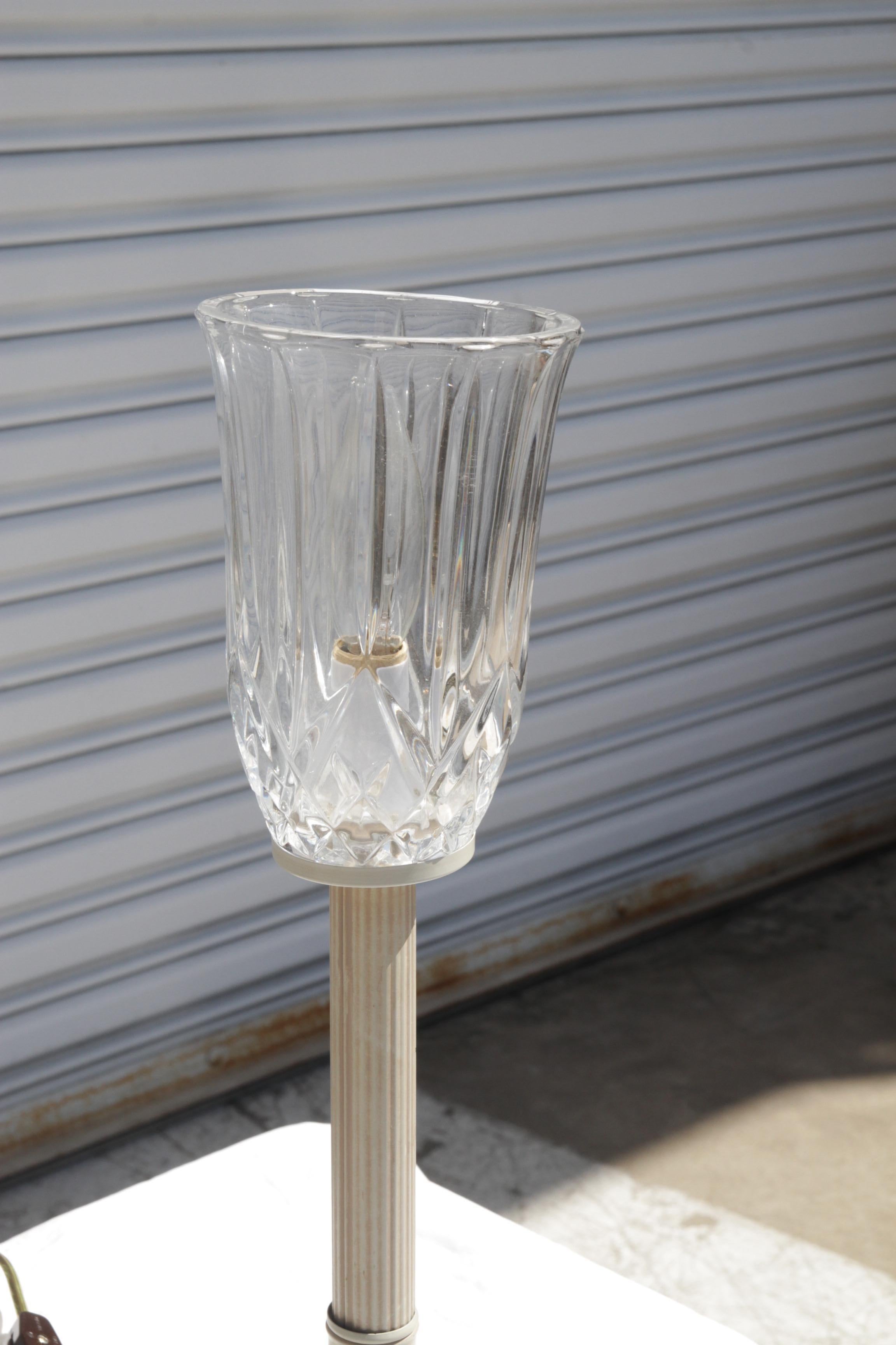 20th Century Vintage Hollywood Regency Style Torchiere Lamp For Sale