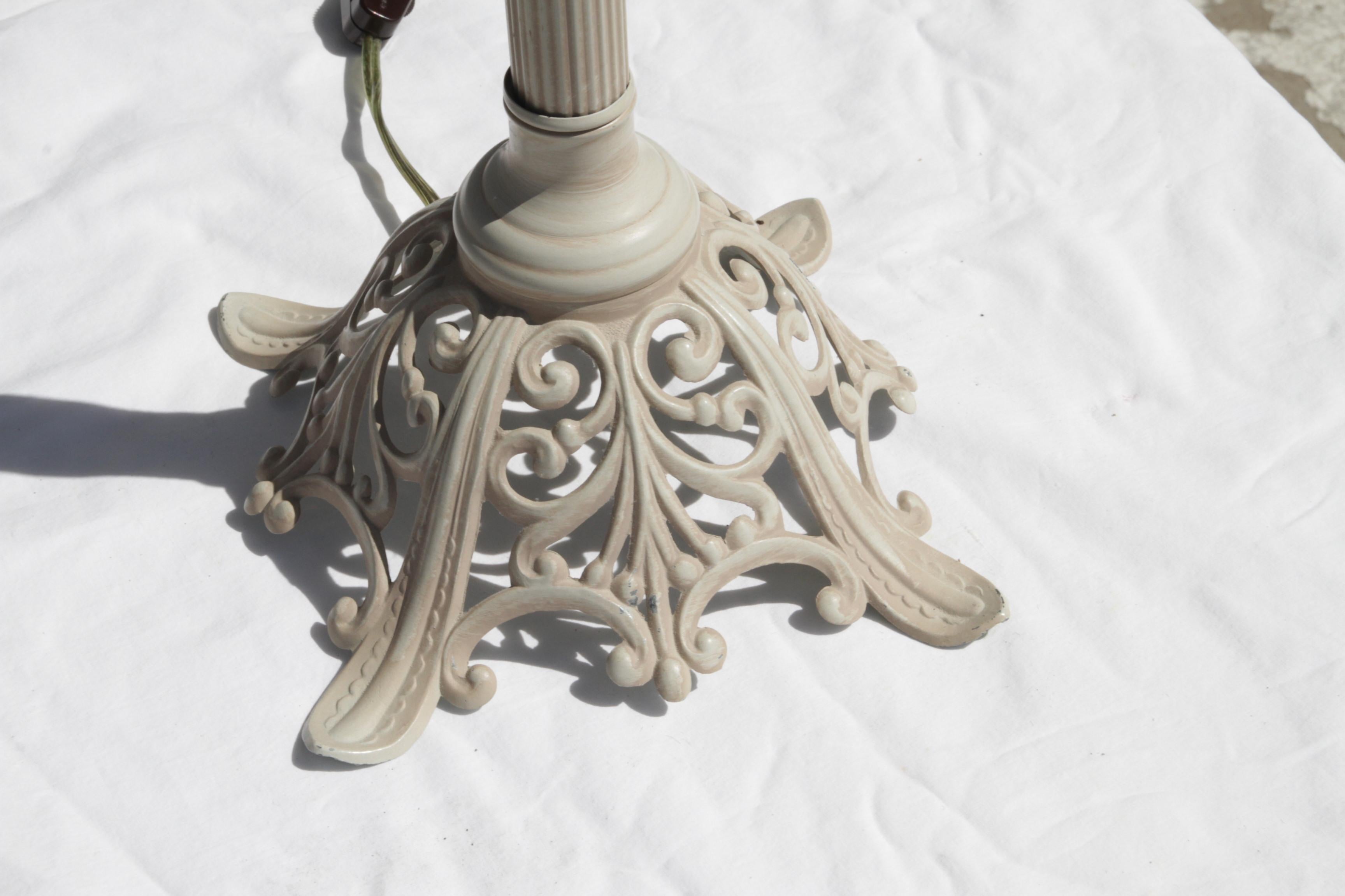 Vintage Hollywood Regency Style Torchiere Lamp For Sale 2