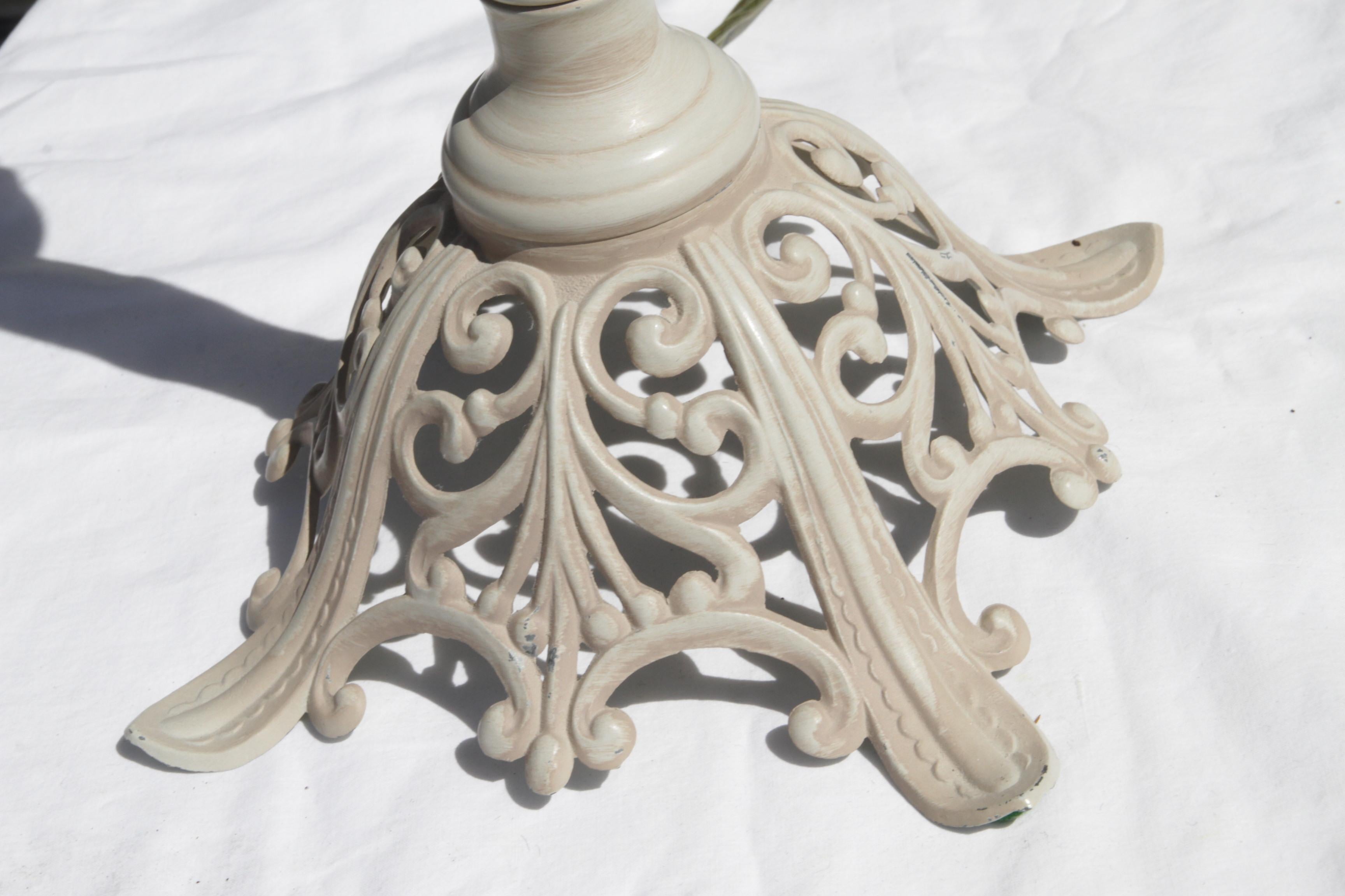 Vintage Hollywood Regency Style Torchiere Lamp For Sale 3