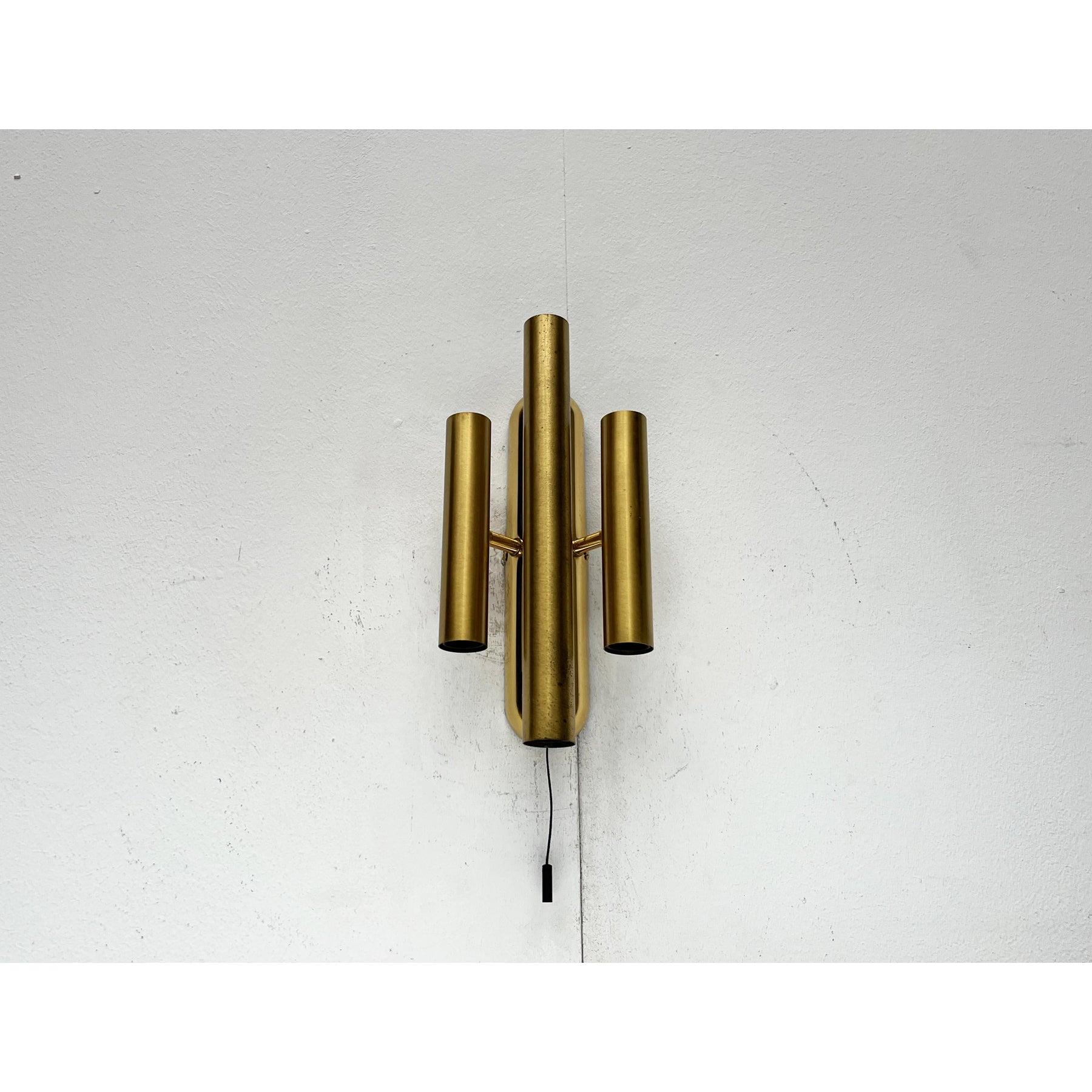 Vintage Hollywood Regency Stil Wandlampe in Messing, 1970er Jahre im Angebot 5