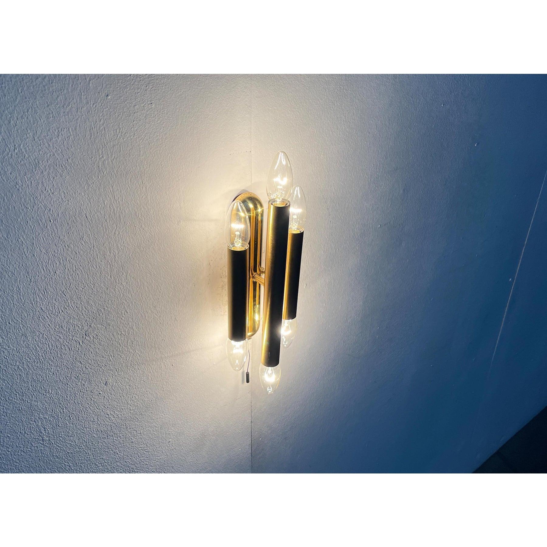 Vintage Hollywood Regency Stil Wandlampe in Messing, 1970er Jahre im Angebot 8
