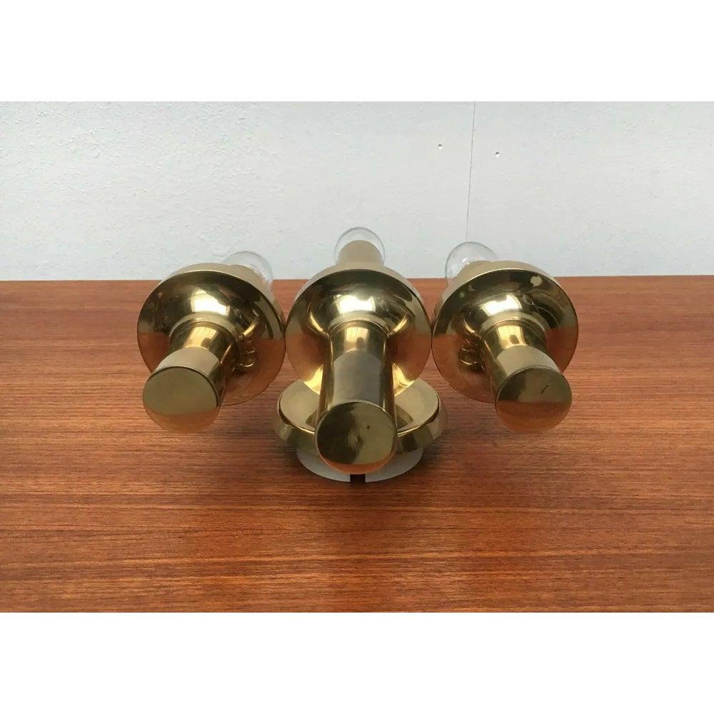 Lampe murale vintage de style Hollywood Regency en laiton, années 1970 en vente 3
