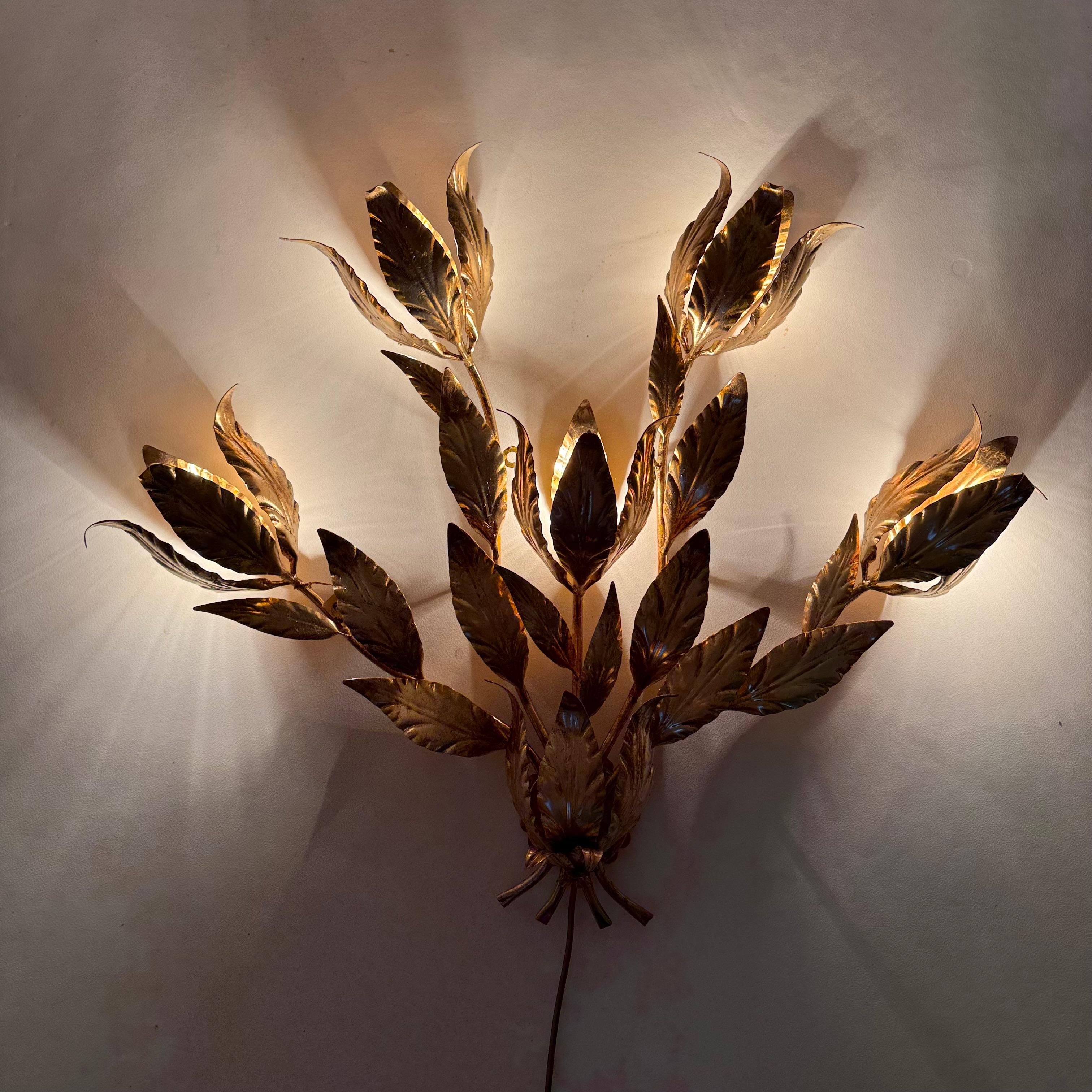 Aplique Vintage Hollywood Regency de Hans Kögl, años 60 Moderno de mediados de siglo en venta