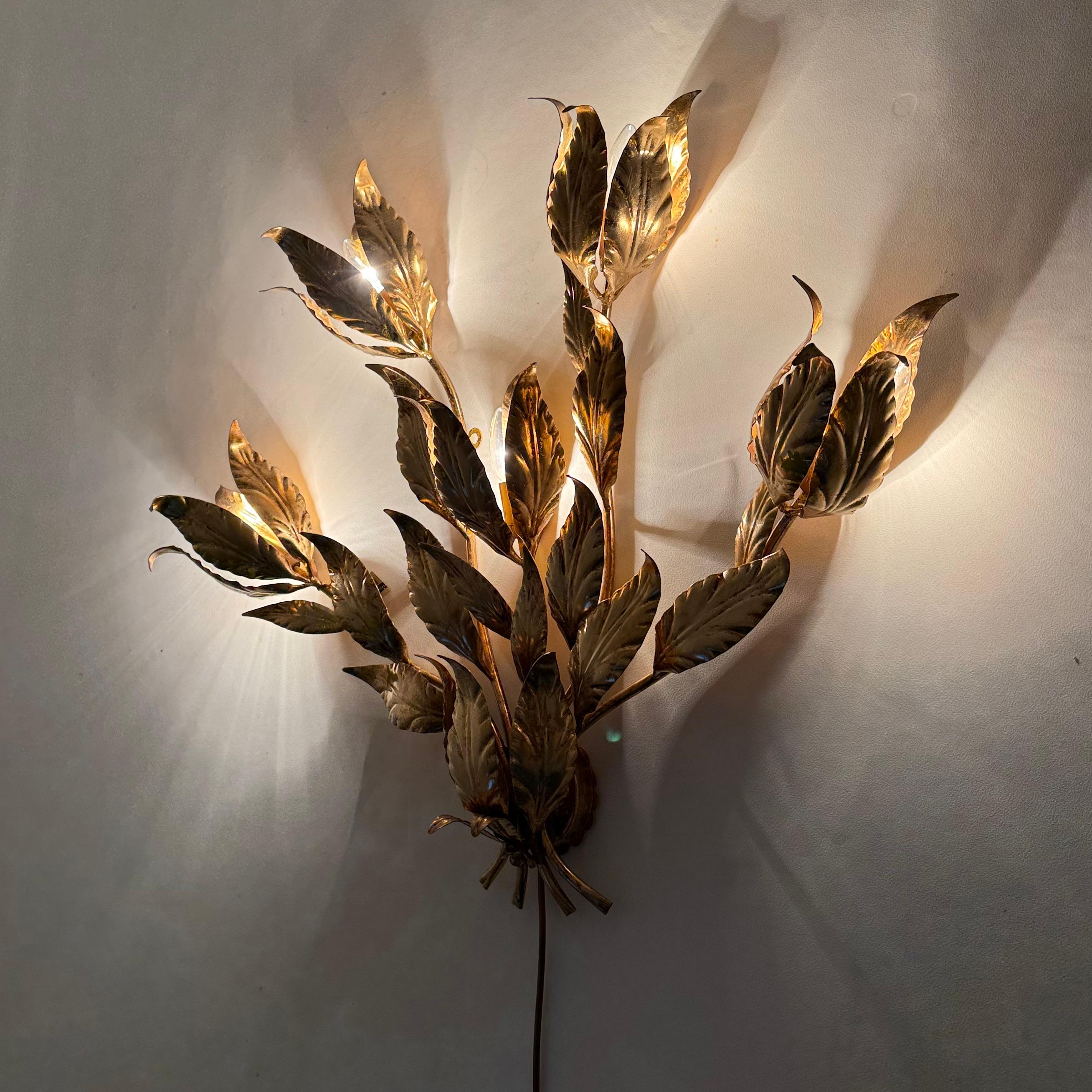 Aplique Vintage Hollywood Regency de Hans Kögl, años 60 mediados del siglo XX en venta